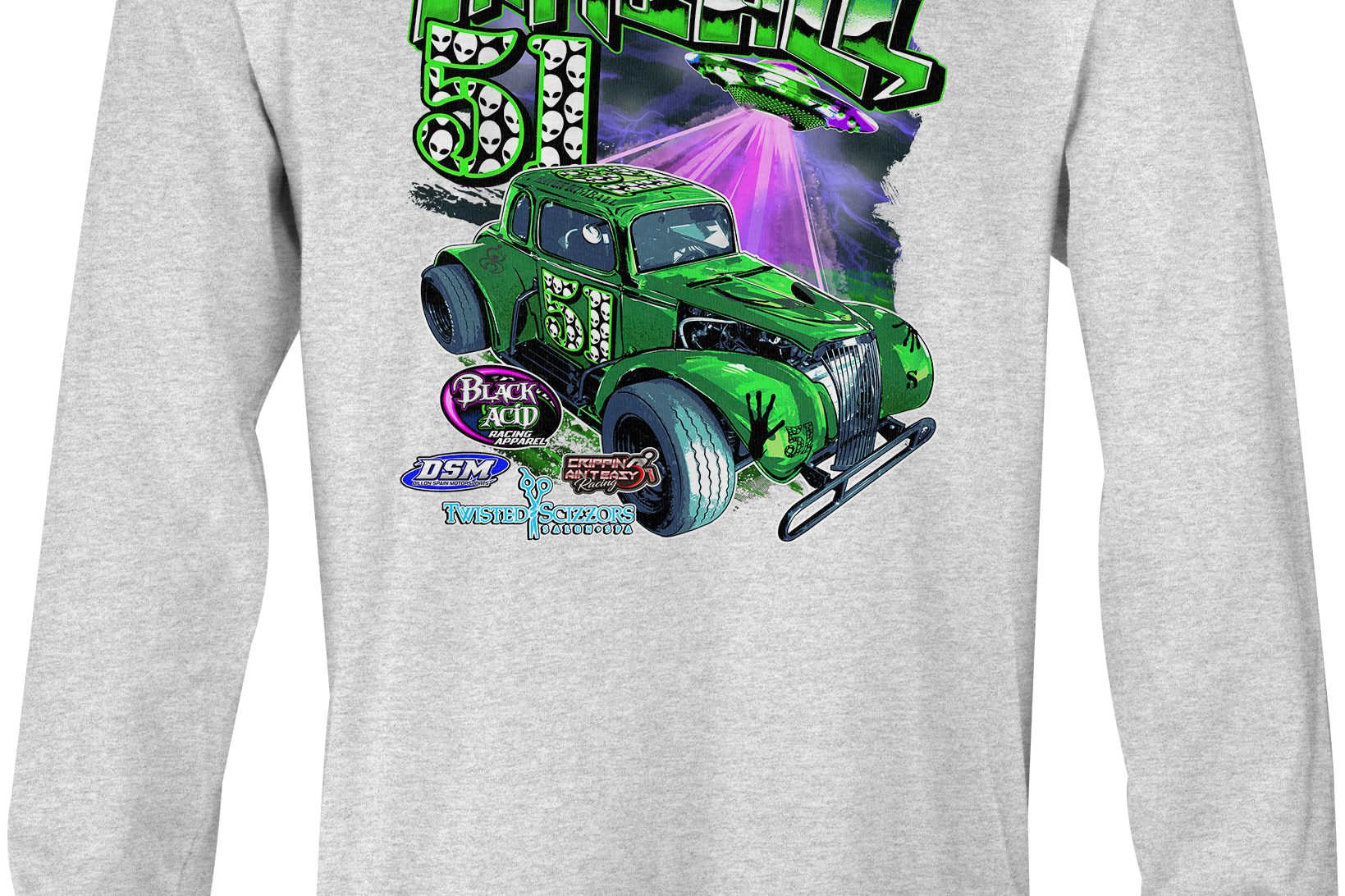 Raven Kimball Long Sleeve Shirts - Black Acid Apparel