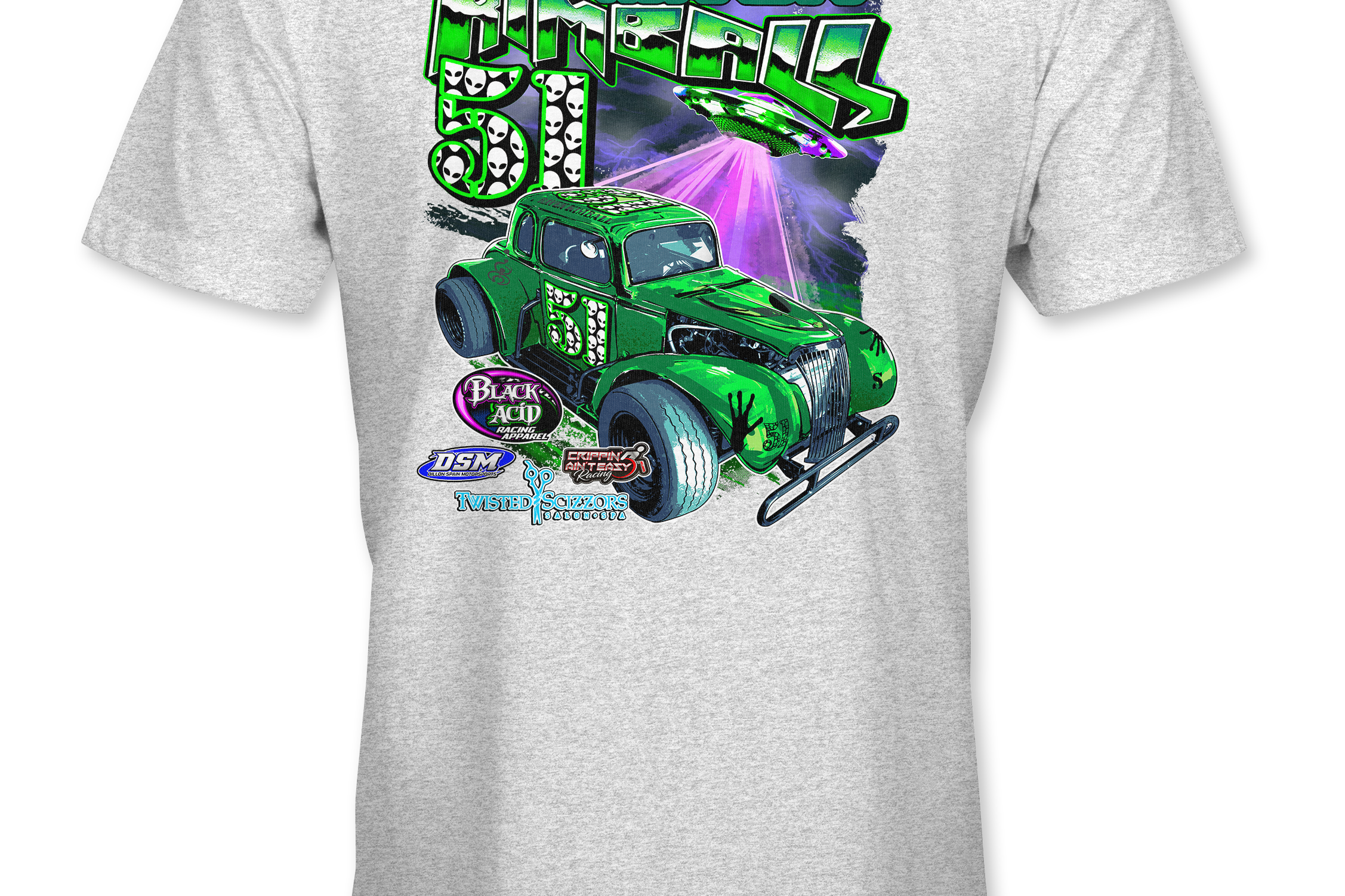 Raven Kimball T-Shirts - Black Acid Apparel