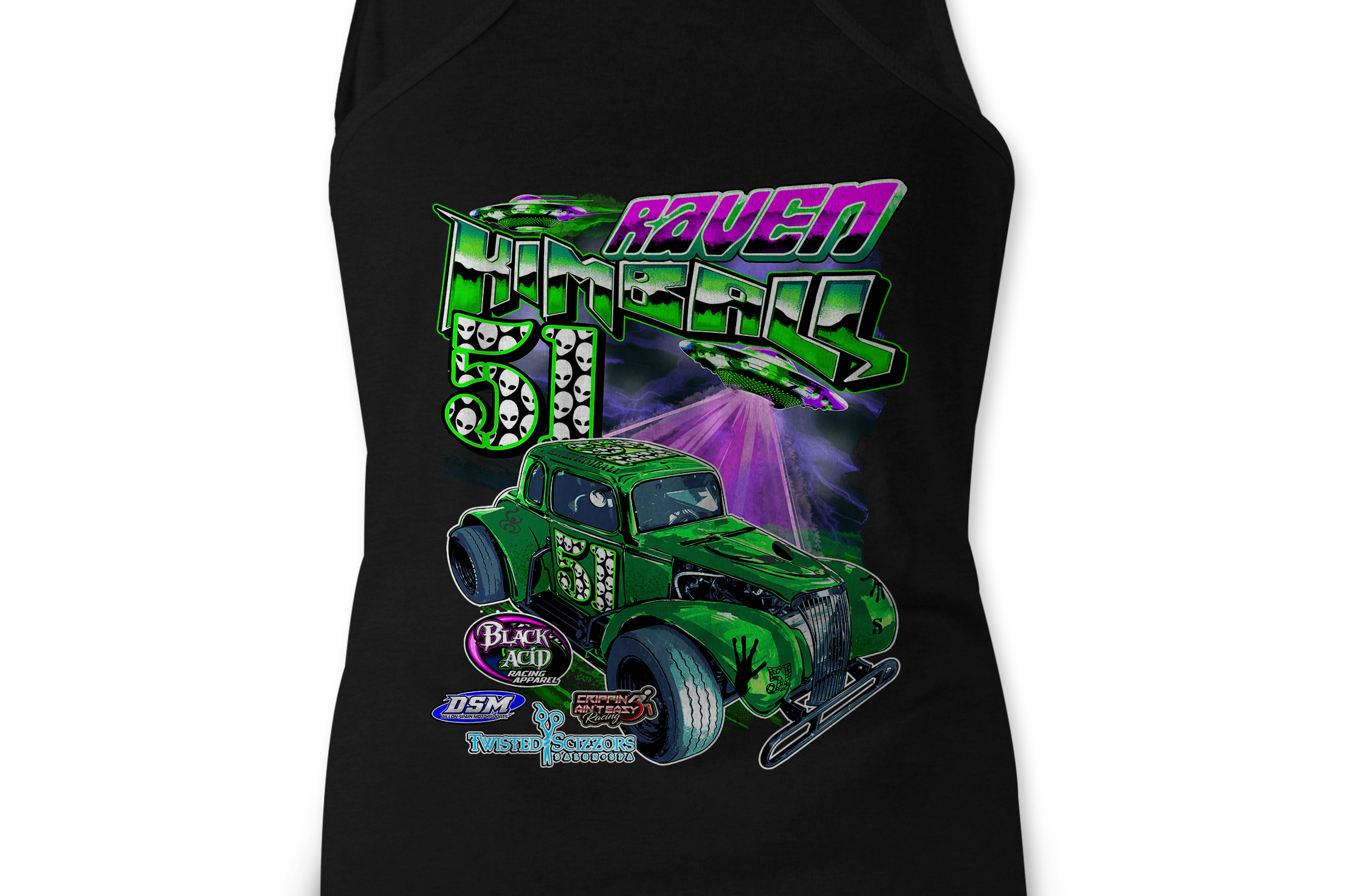 Raven Kimball Tank Tops - Black Acid Apparel