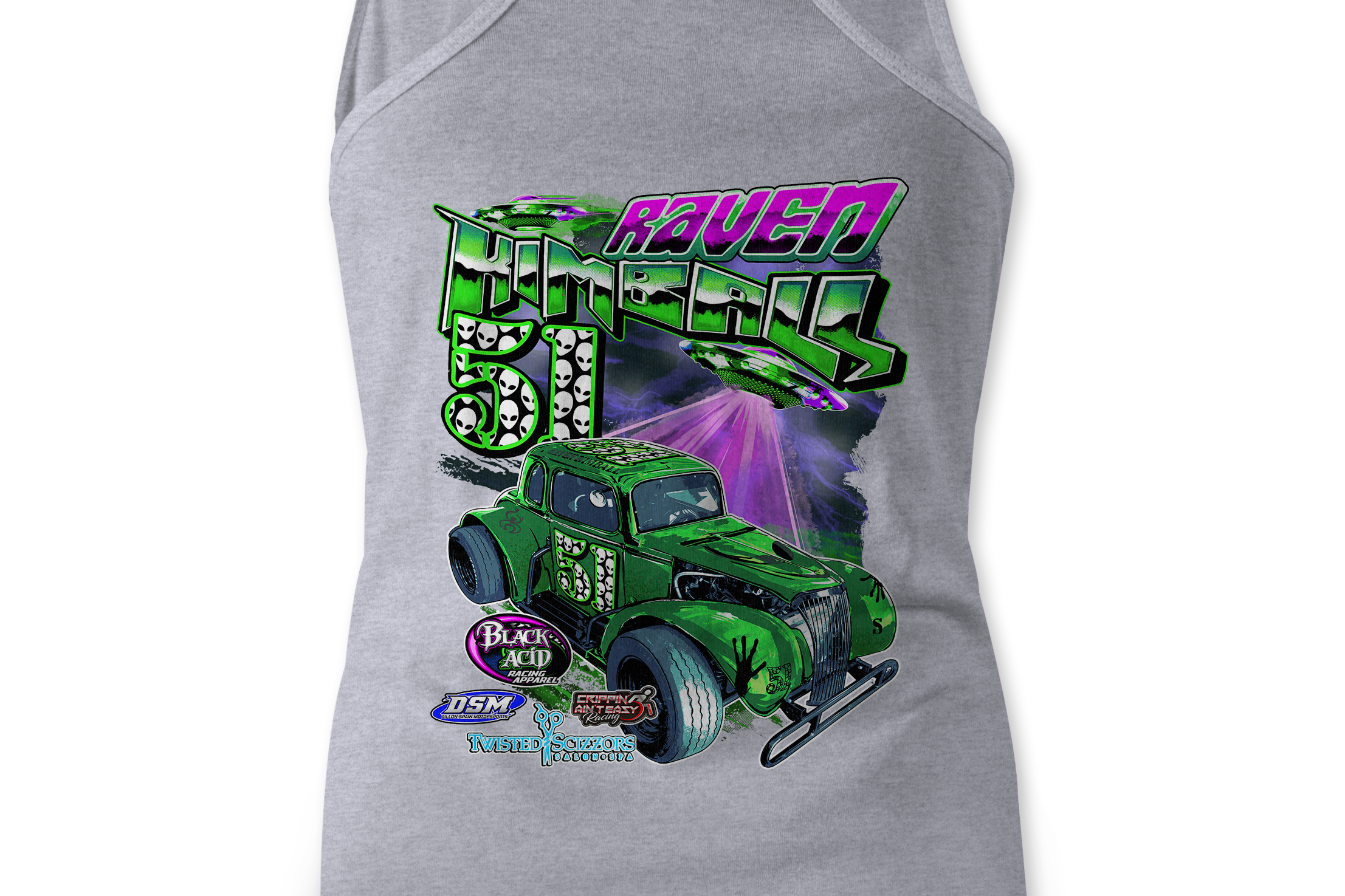 Raven Kimball Tank Tops - Black Acid Apparel