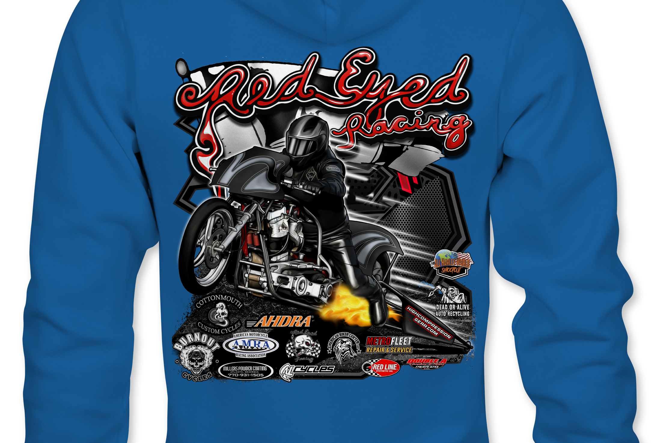 Red Eyed Racing Hoodies
