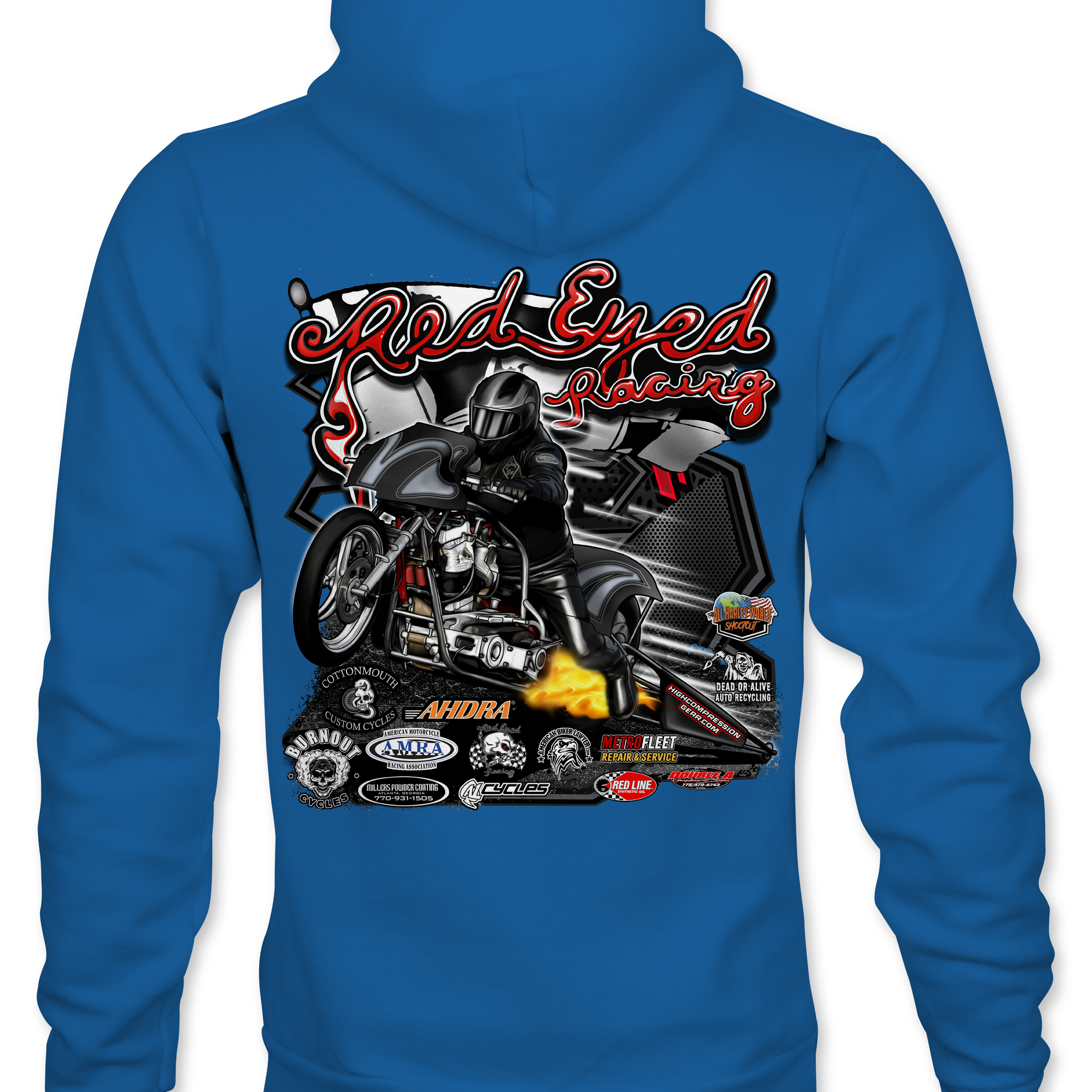 Red Eyed Racing Hoodies