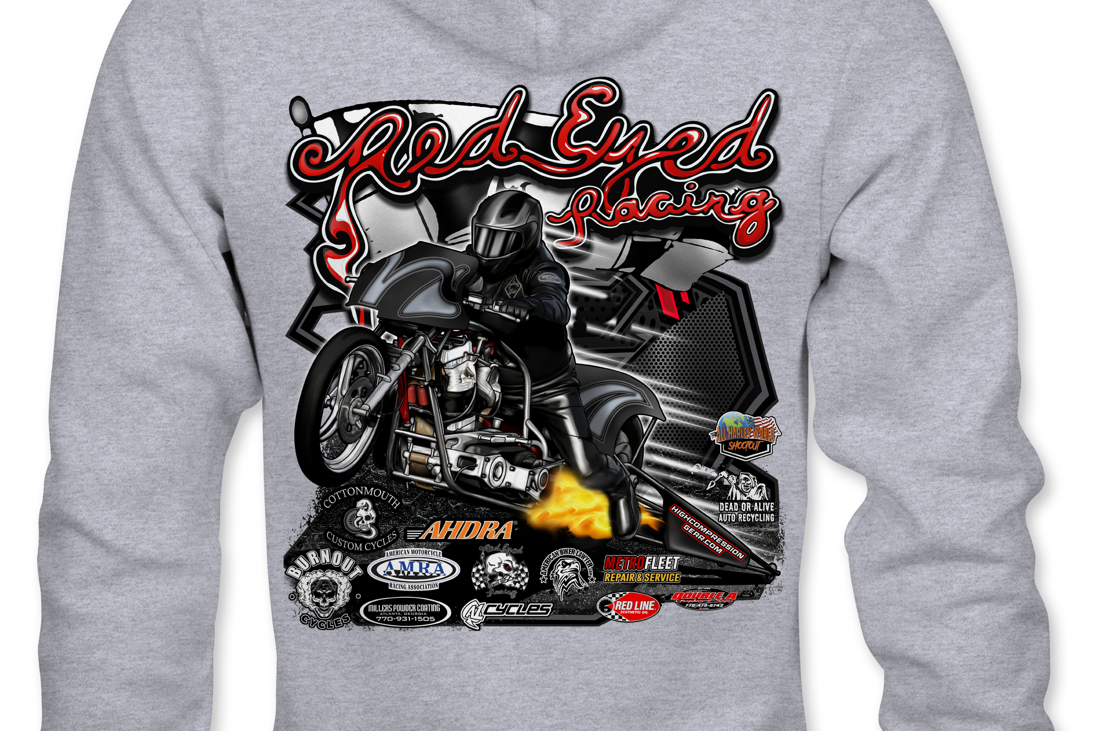 Red Eyed Racing Hoodies
