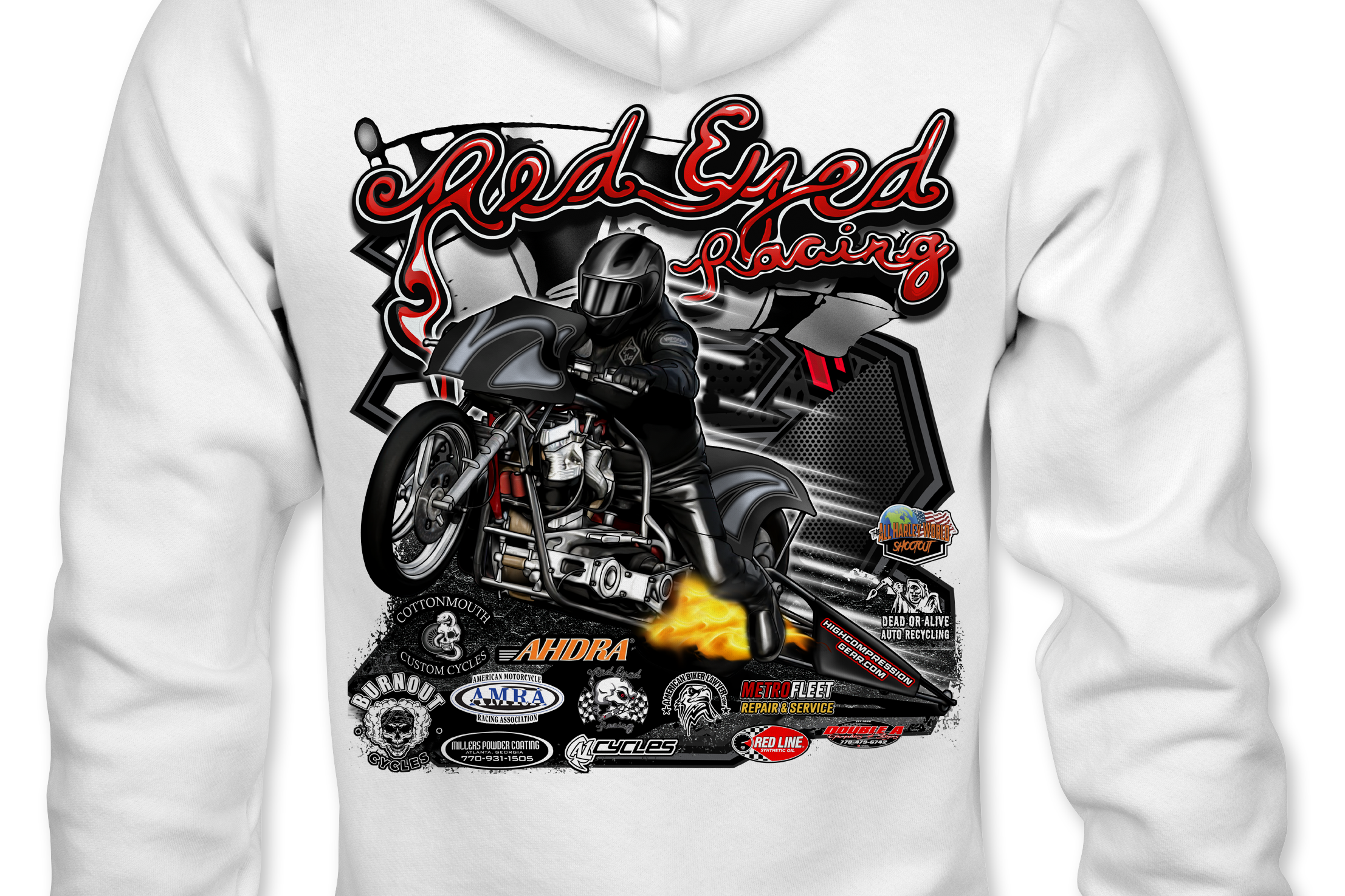 Red Eyed Racing Hoodies