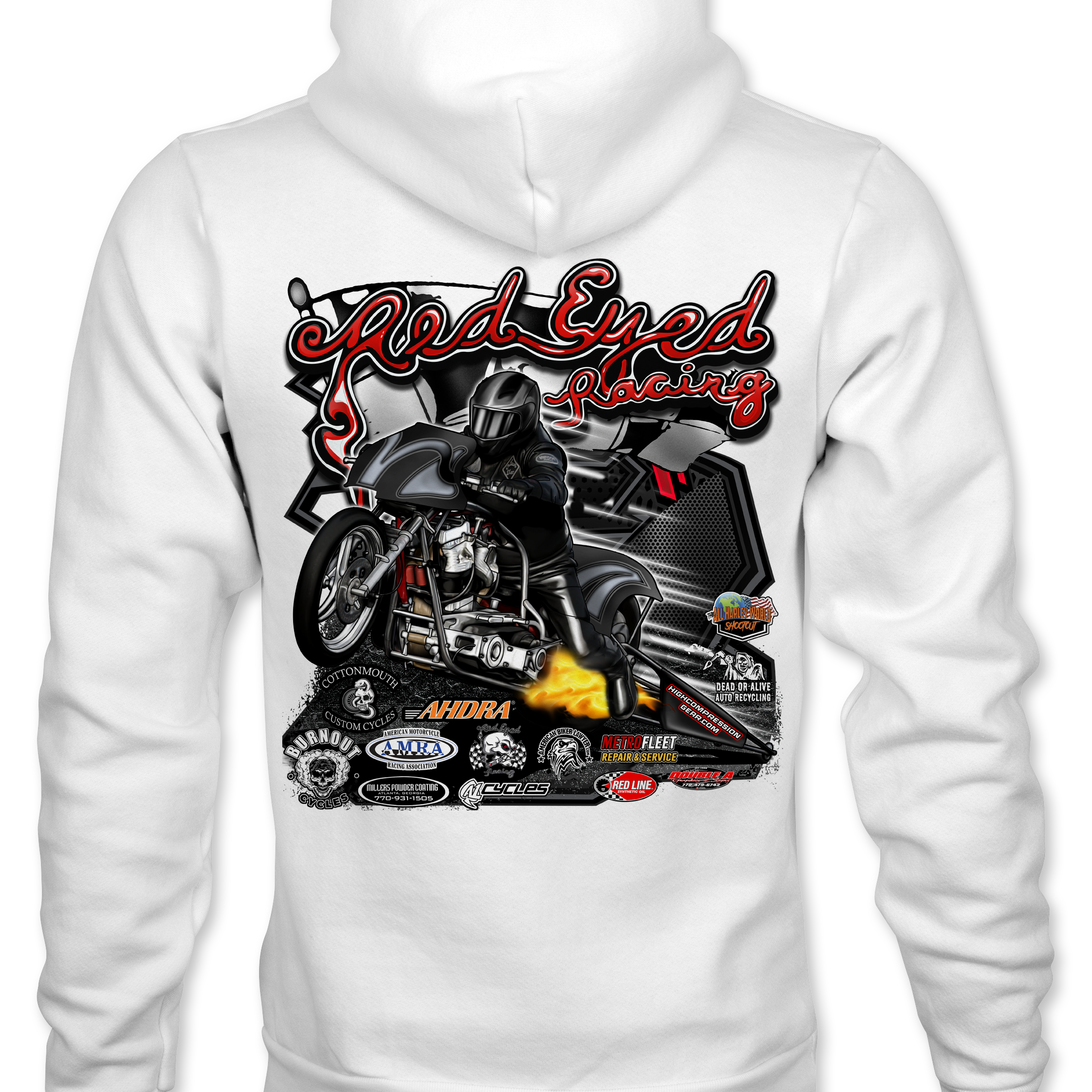 Red Eyed Racing Hoodies