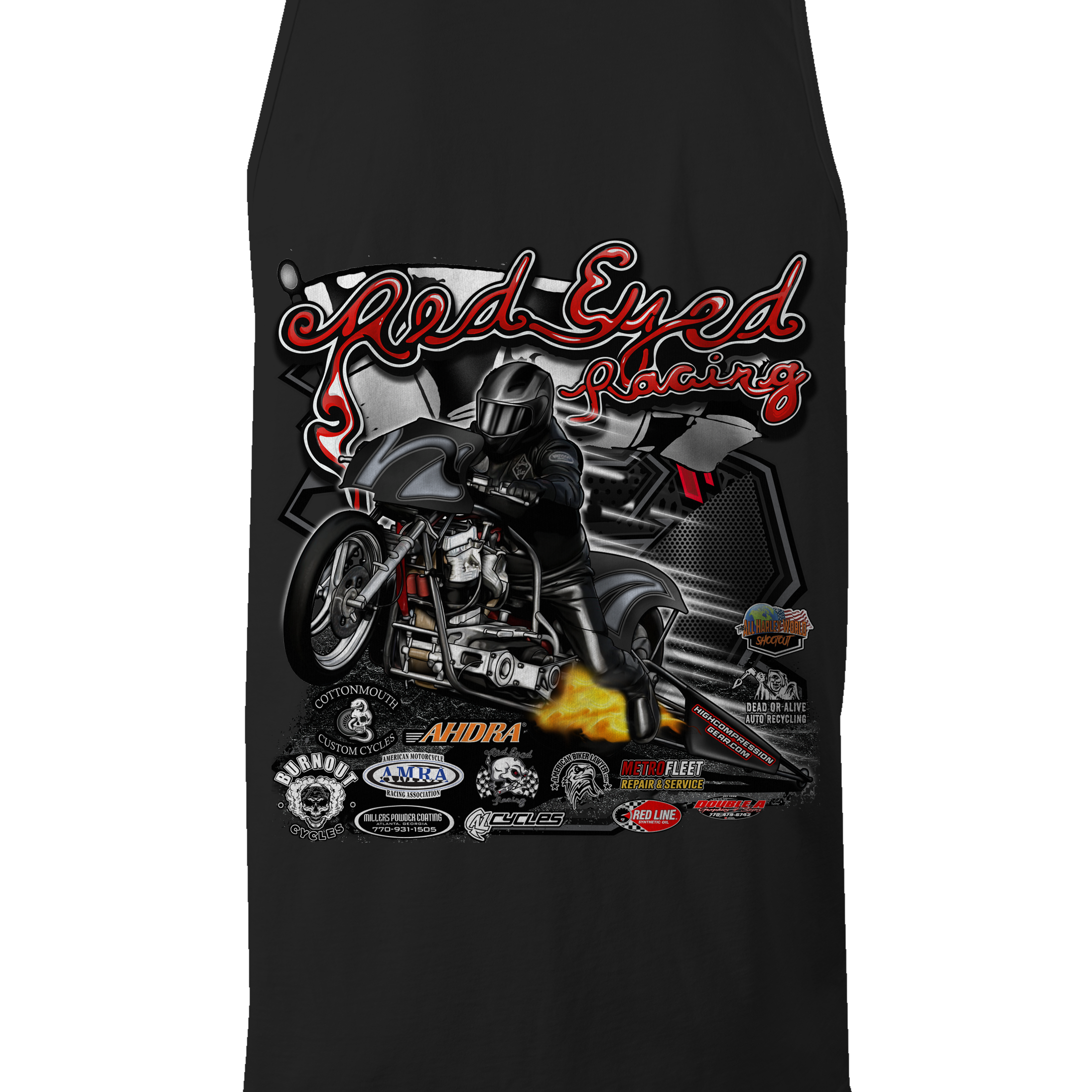Red Eyed Racing Tank Tops