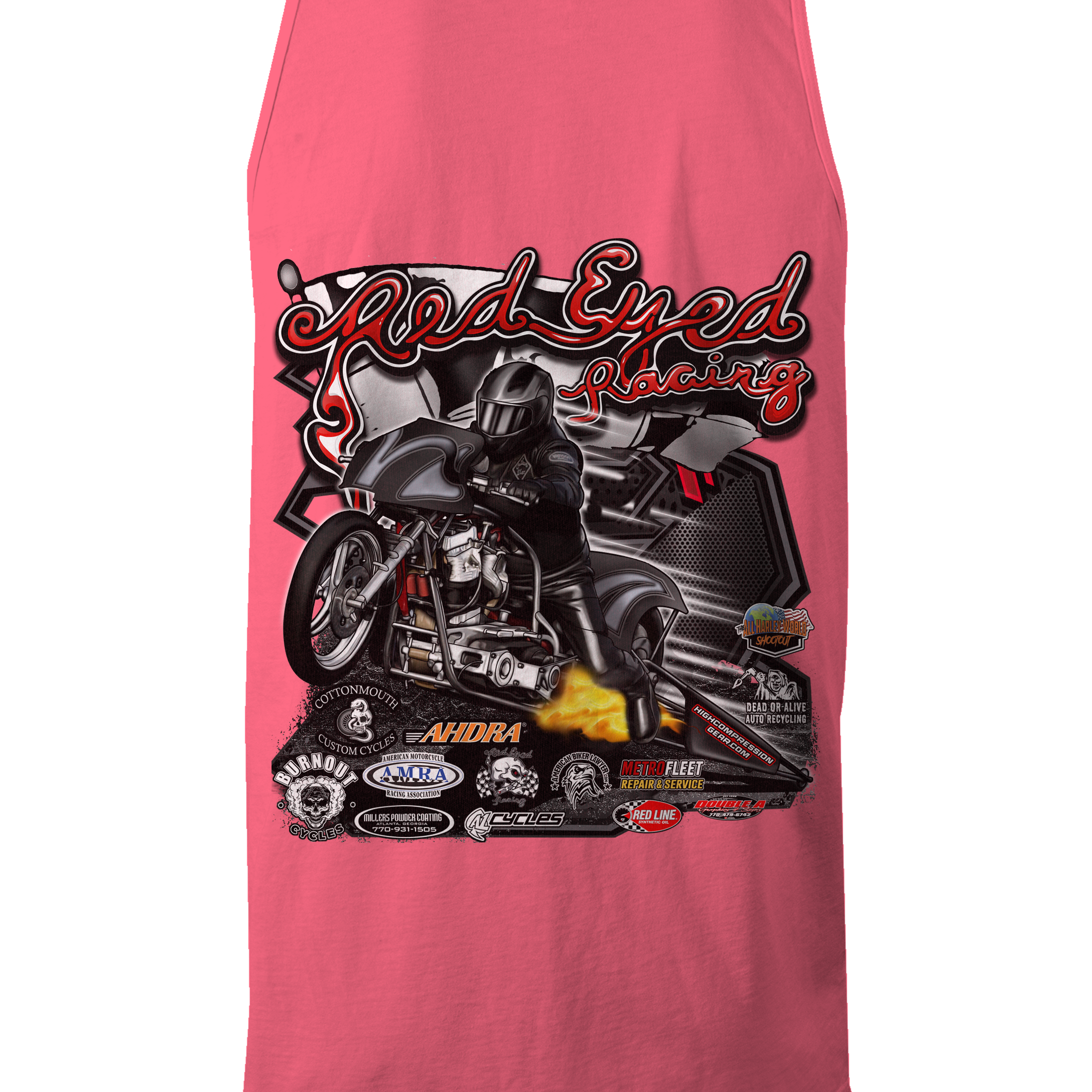 Red Eyed Racing Tank Tops