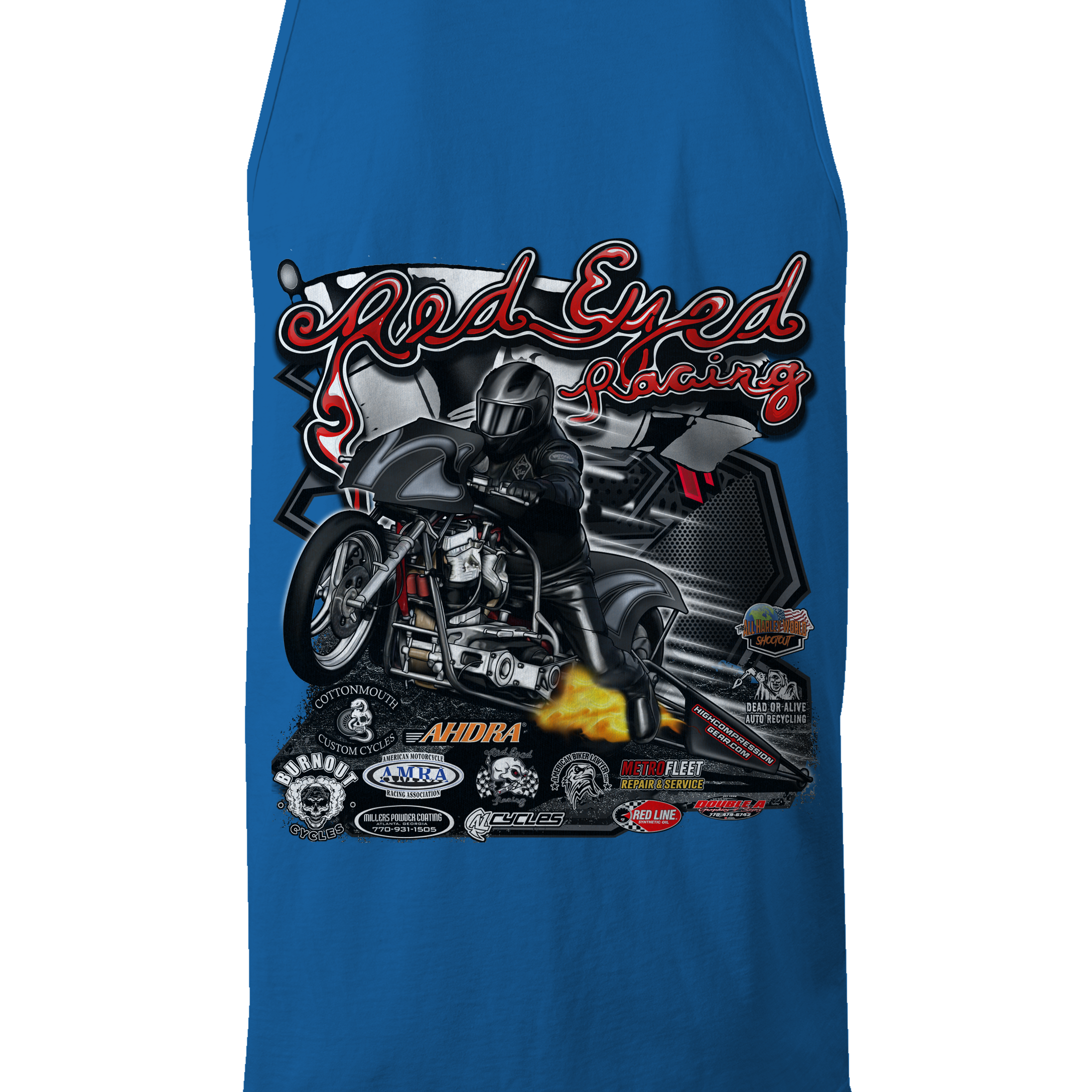 Red Eyed Racing Tank Tops