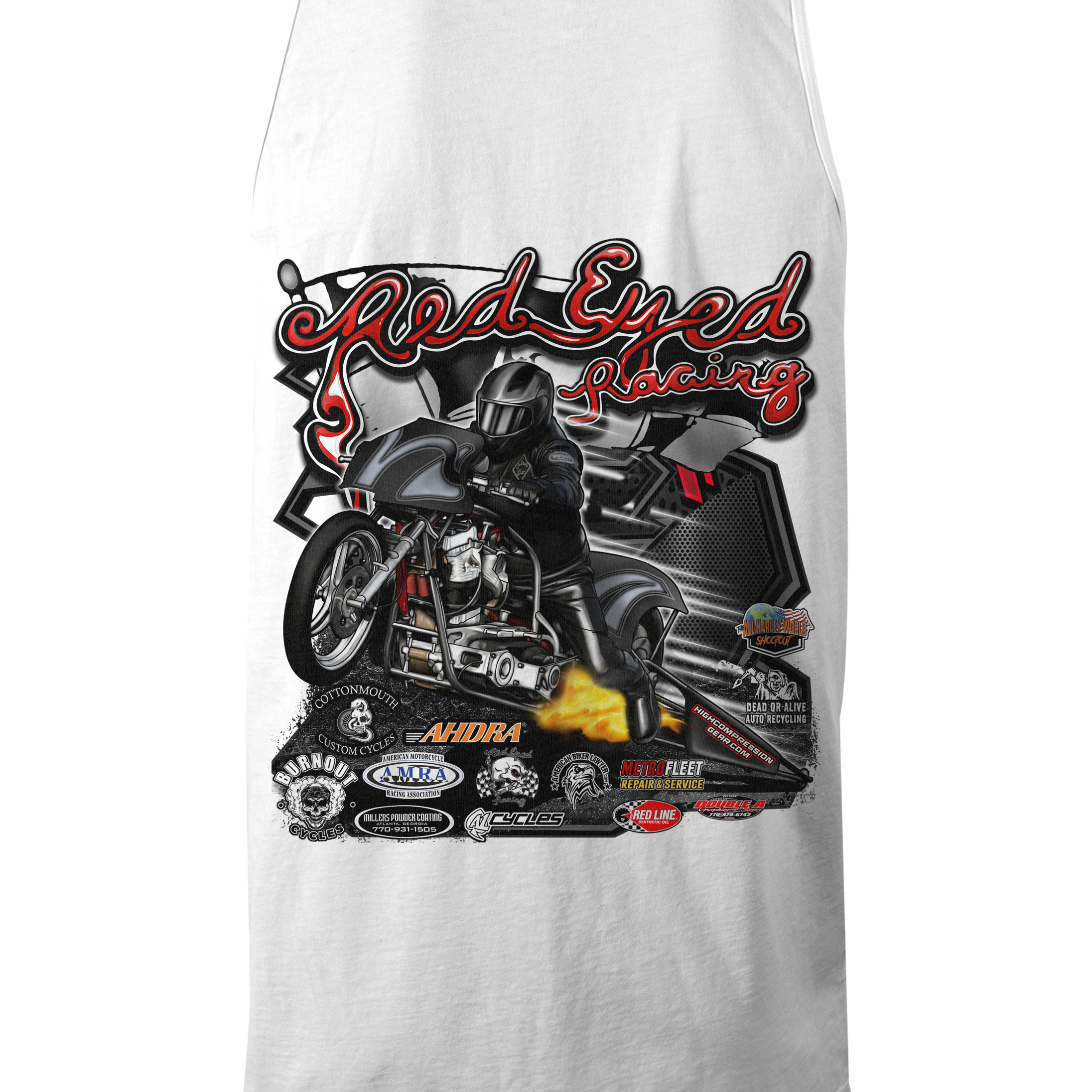 Red Eyed Racing Tank Tops