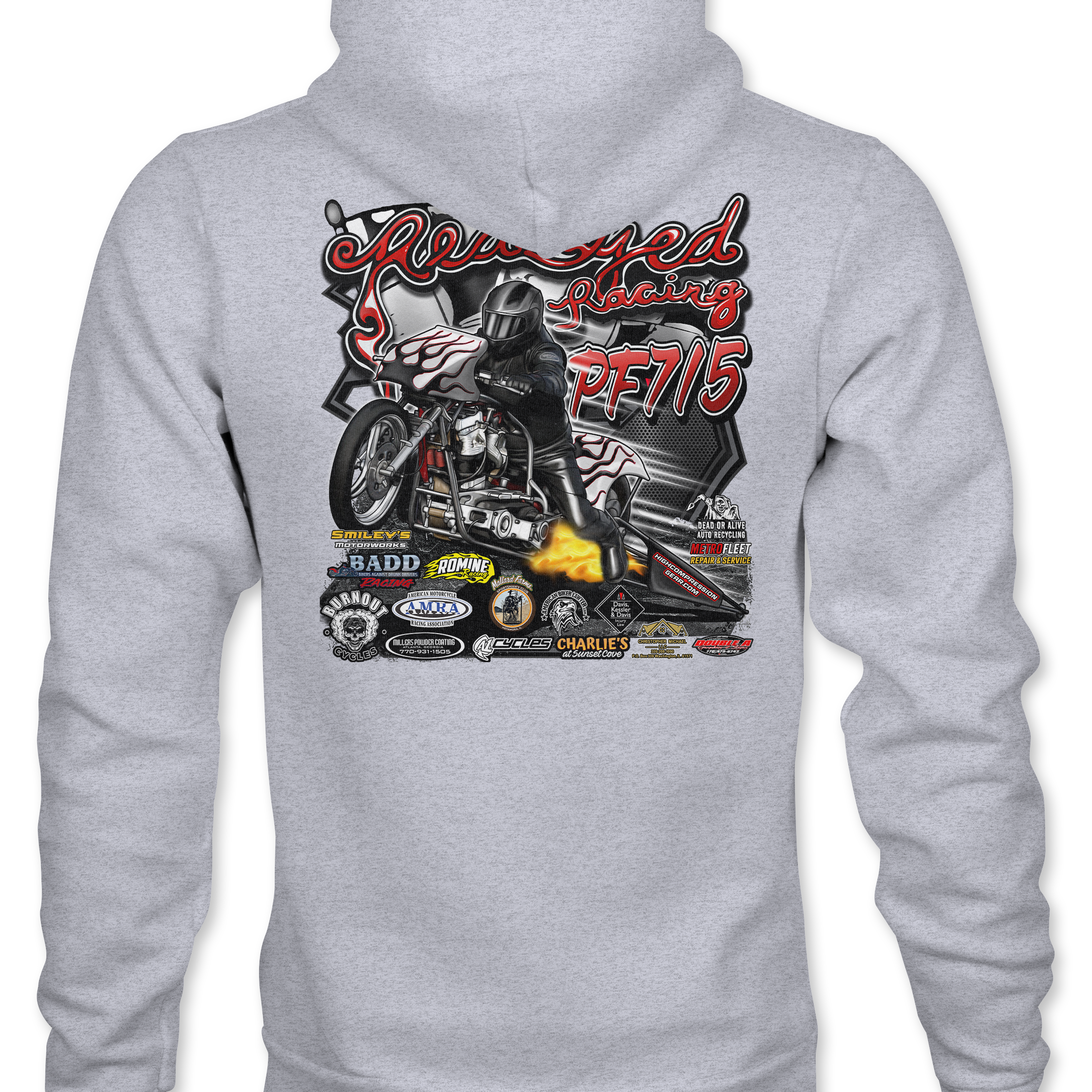 Red Eyed Racing Hoodies