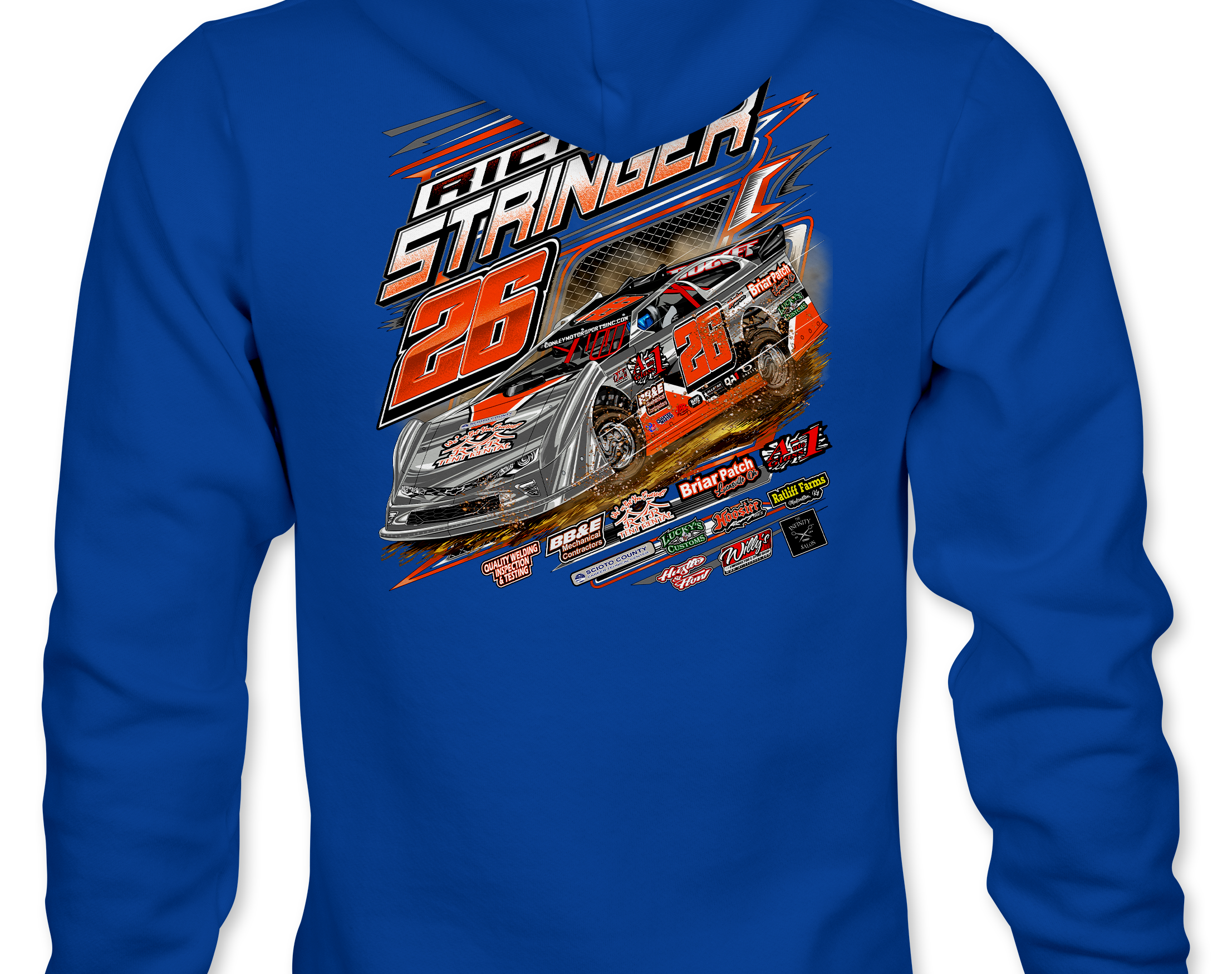 Rick Stringer Hoodies Black Acid Apparel