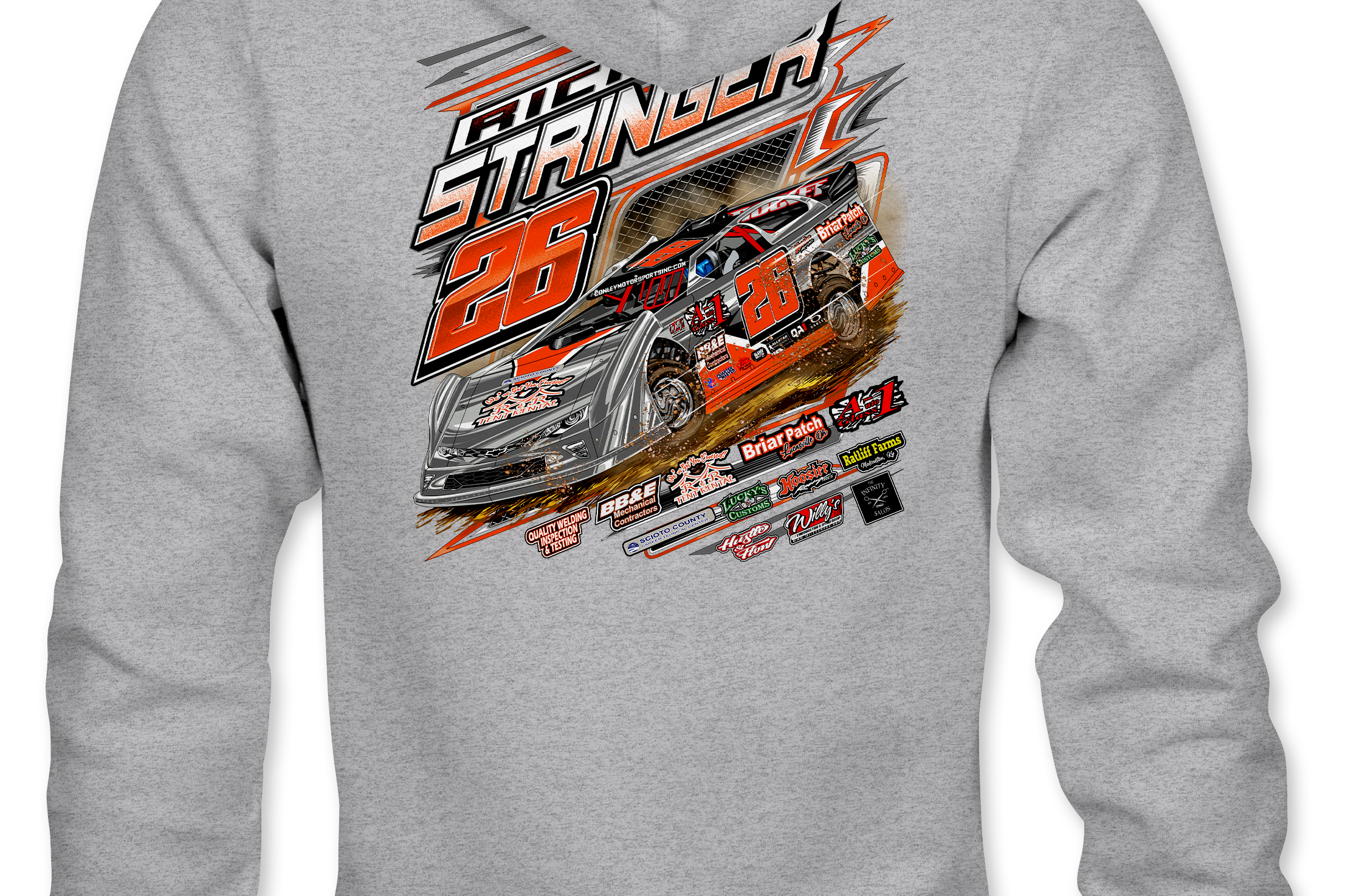 Rick Stringer Hoodies Black Acid Apparel