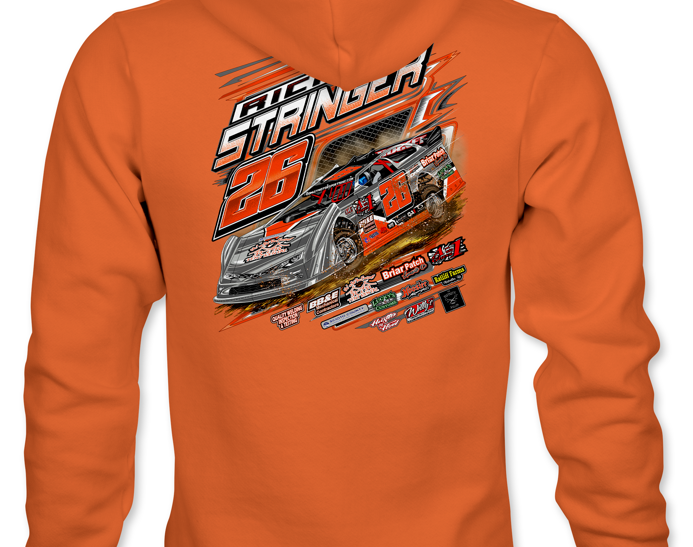 Rick Stringer Hoodies Black Acid Apparel