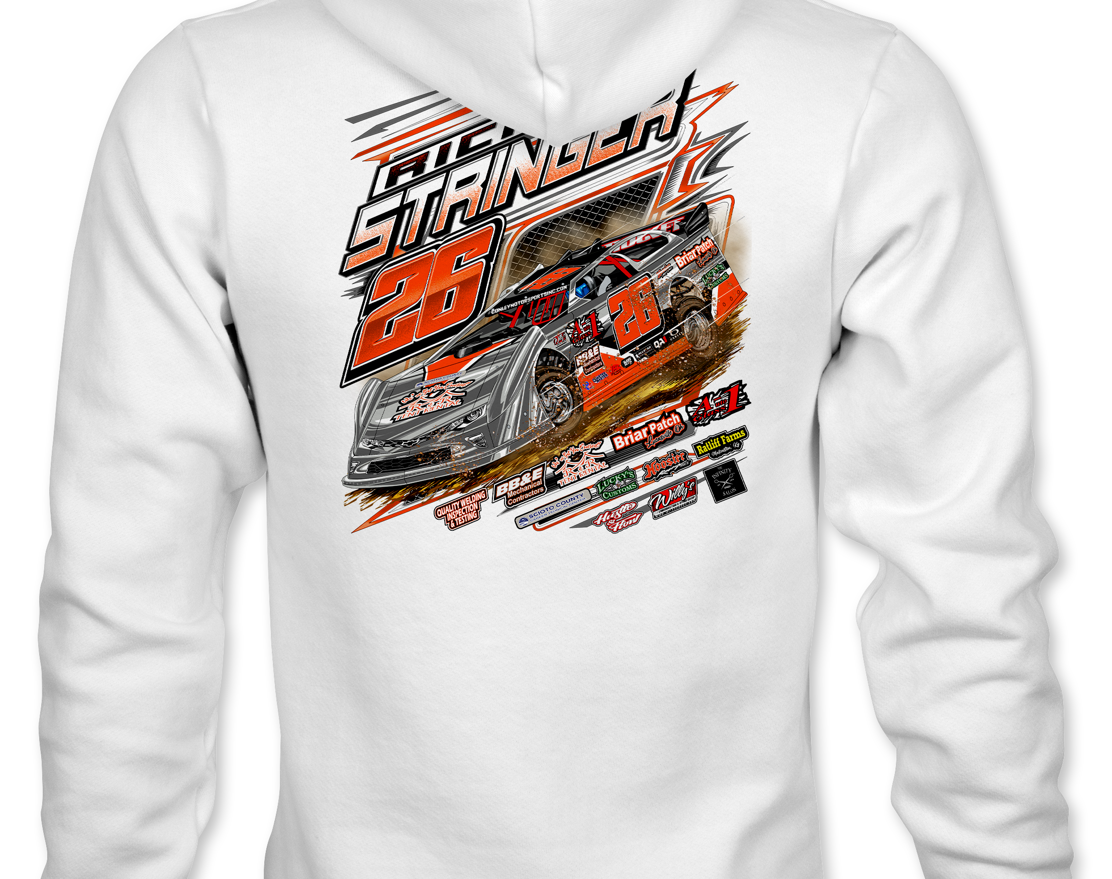 Rick Stringer Hoodies Black Acid Apparel