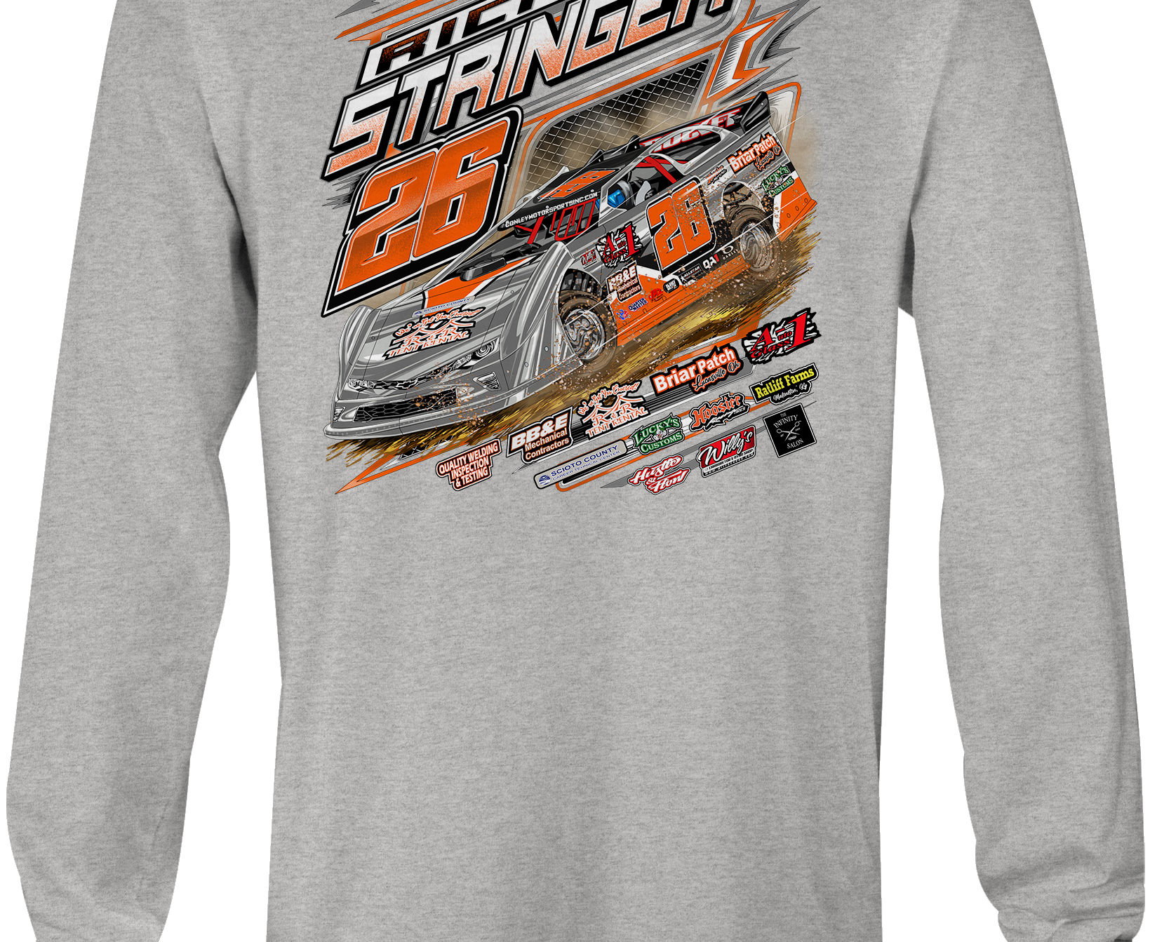 Rick Stringer Long Sleeves Black Acid Apparel