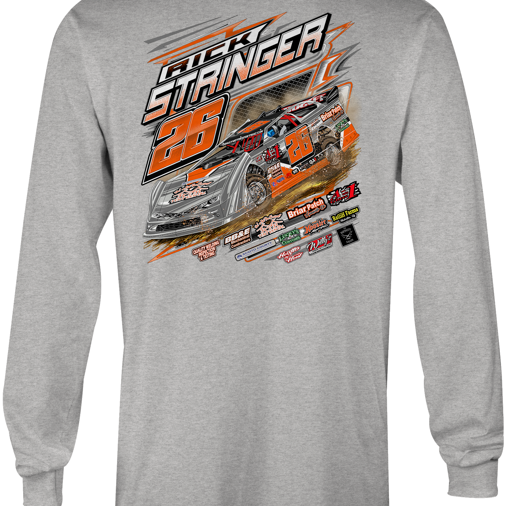 Rick Stringer Long Sleeves Black Acid Apparel