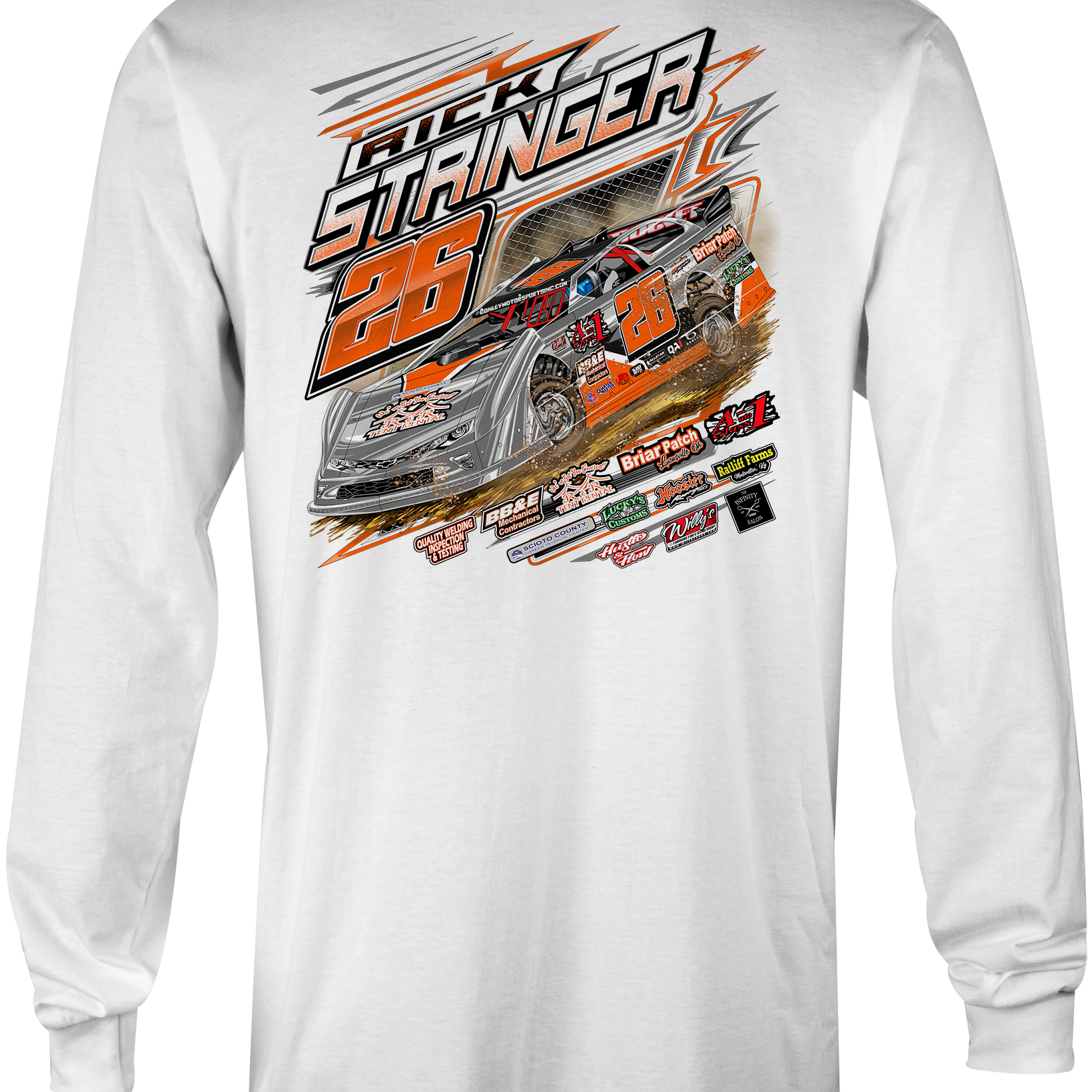 Rick Stringer Long Sleeves Black Acid Apparel