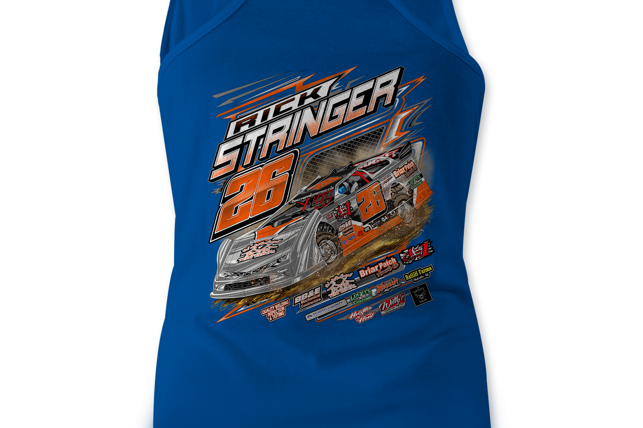 Rick Stringer Tank Tops Black Acid Apparel