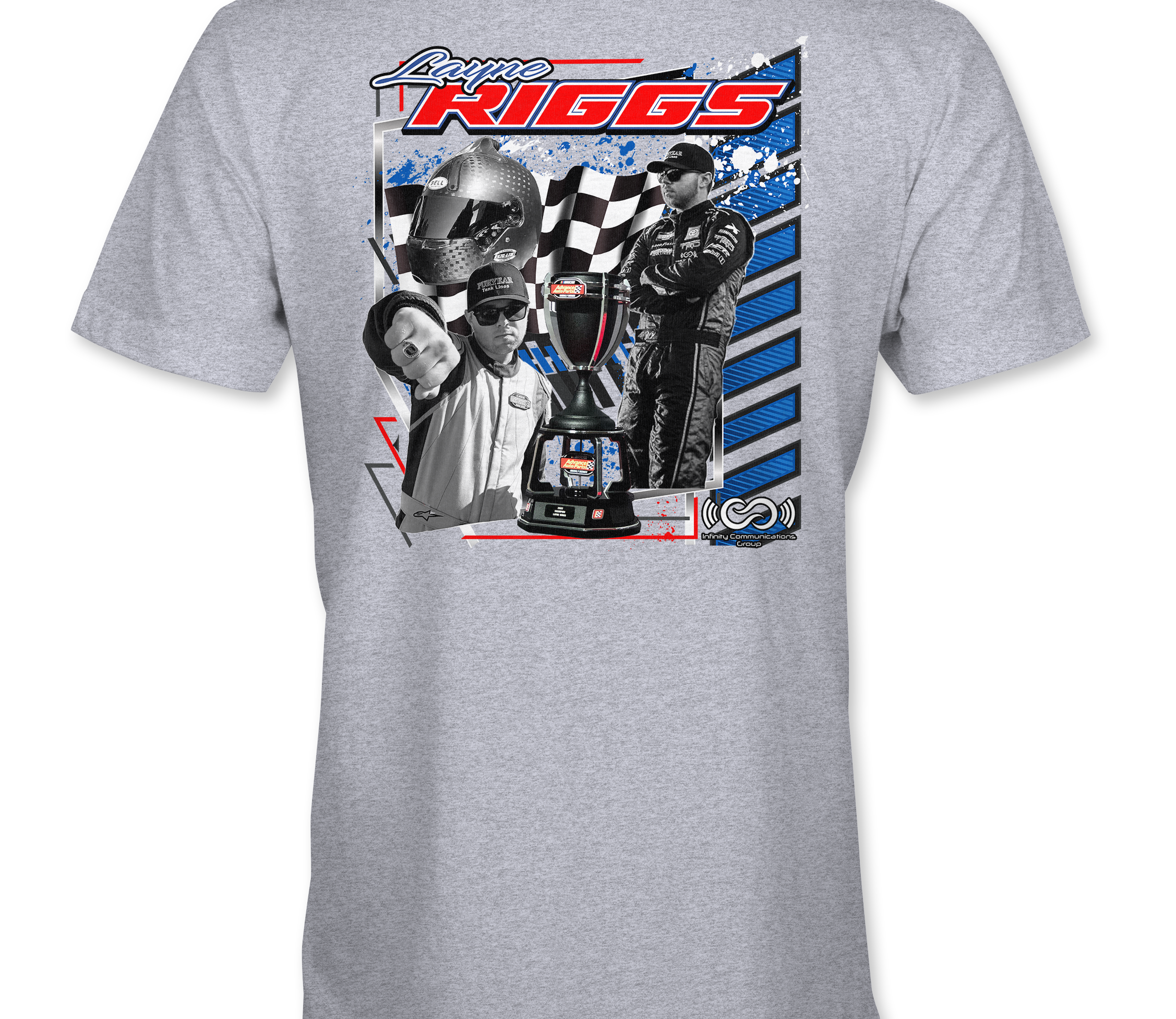 Layne Riggs 2023 T-Shirts Black Acid Apparel