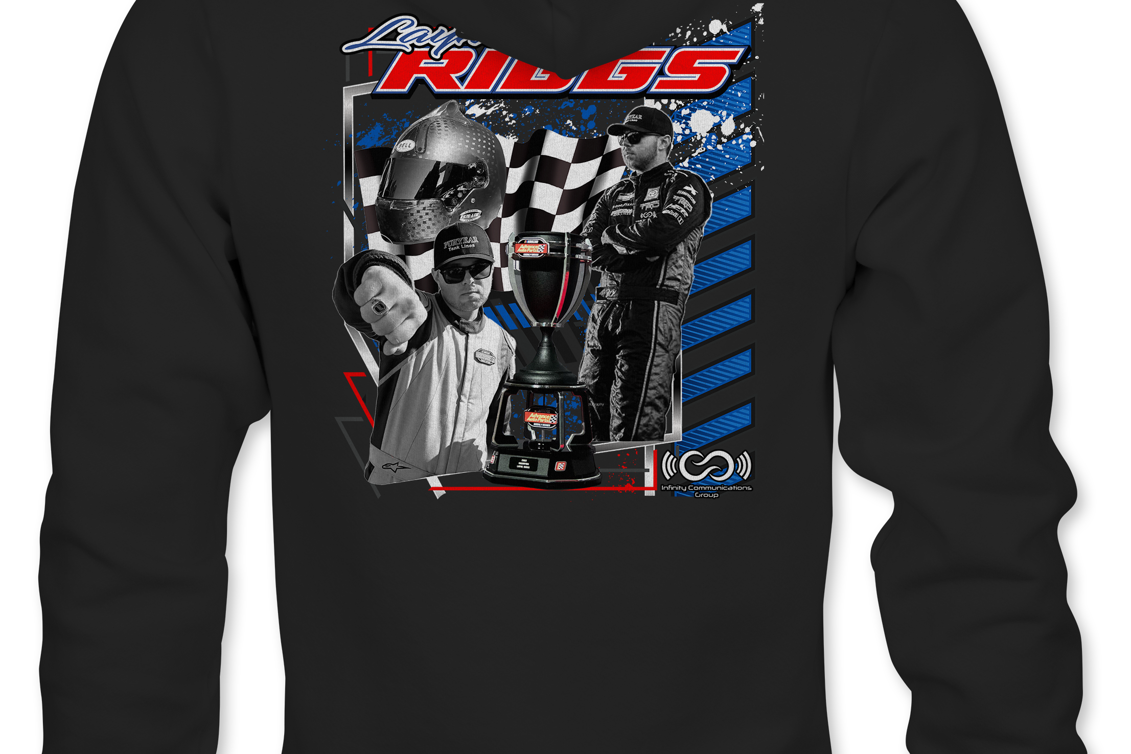 Layne Riggs 2023 Hoodies Black Acid Apparel