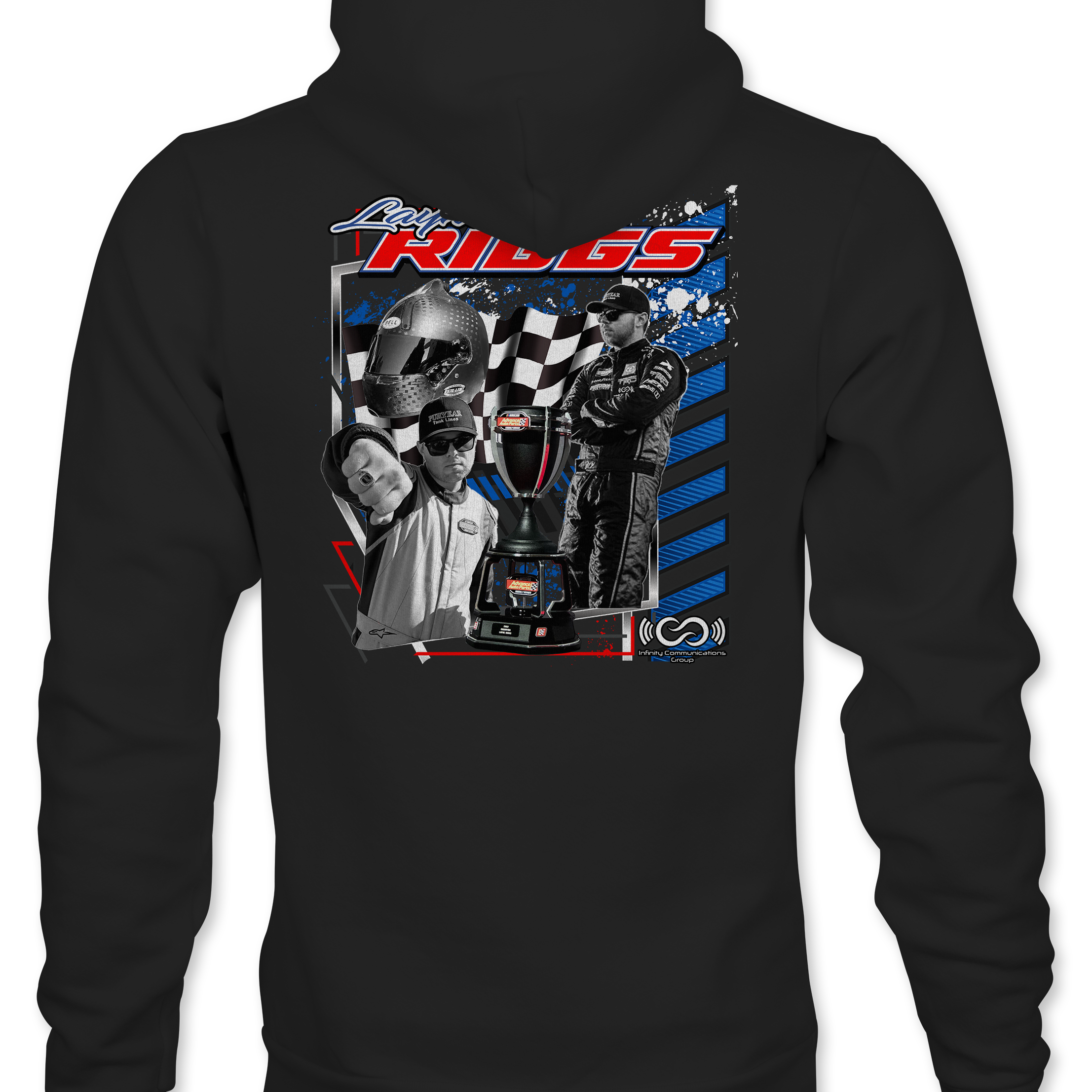 Layne Riggs 2023 Hoodies Black Acid Apparel