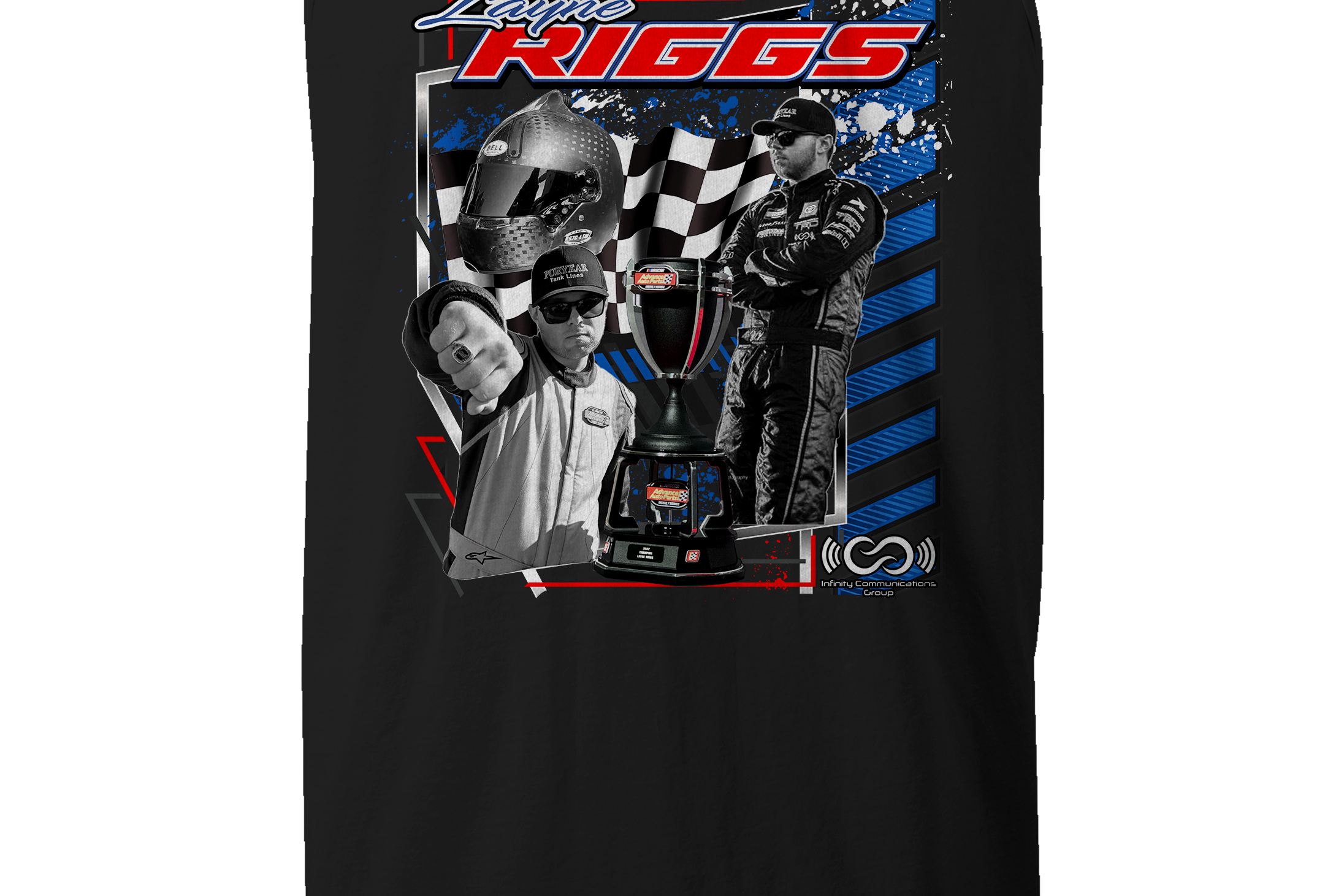 Layne Riggs 2023 Tank Tops Black Acid Apparel