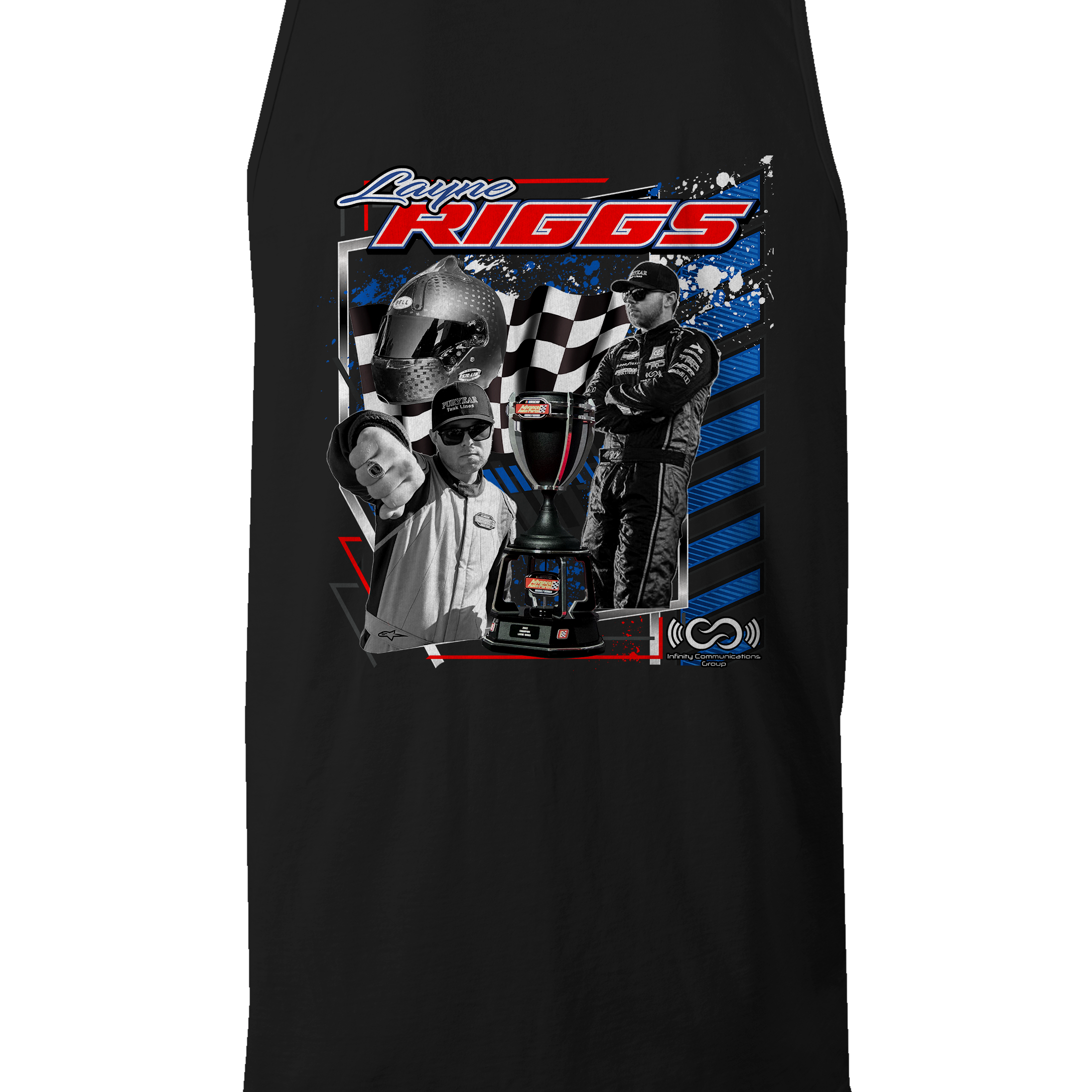 Layne Riggs 2023 Tank Tops Black Acid Apparel