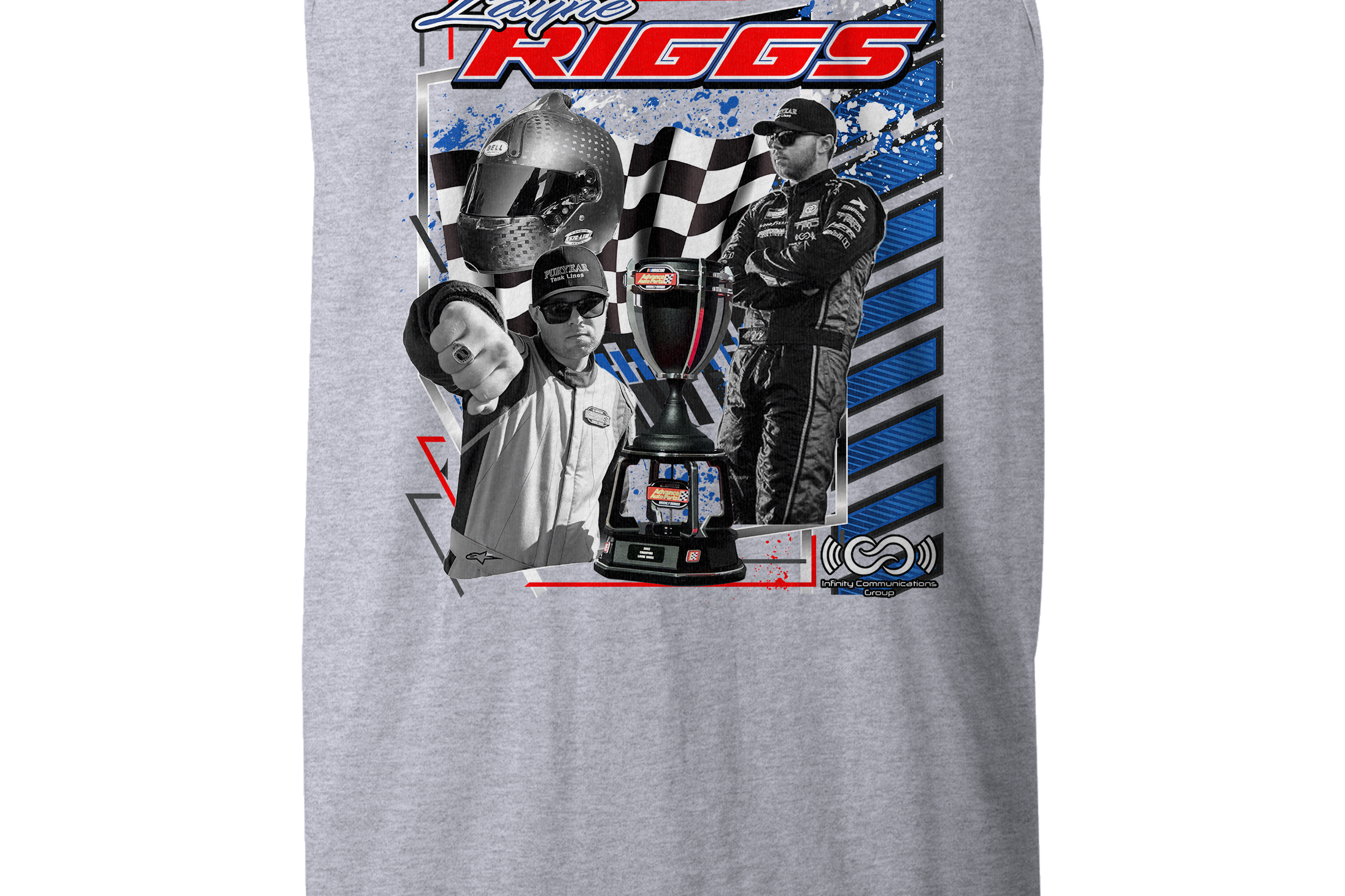 Layne Riggs 2023 Tank Tops Black Acid Apparel
