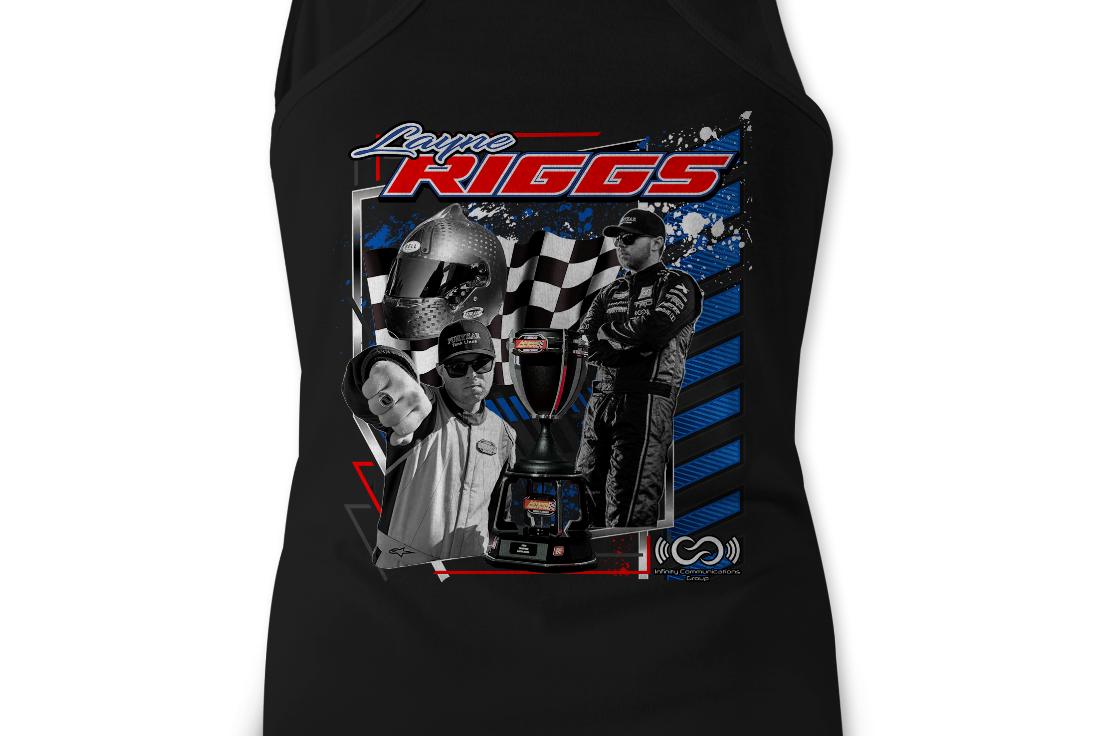 Layne Riggs 2023 Tank Tops Black Acid Apparel