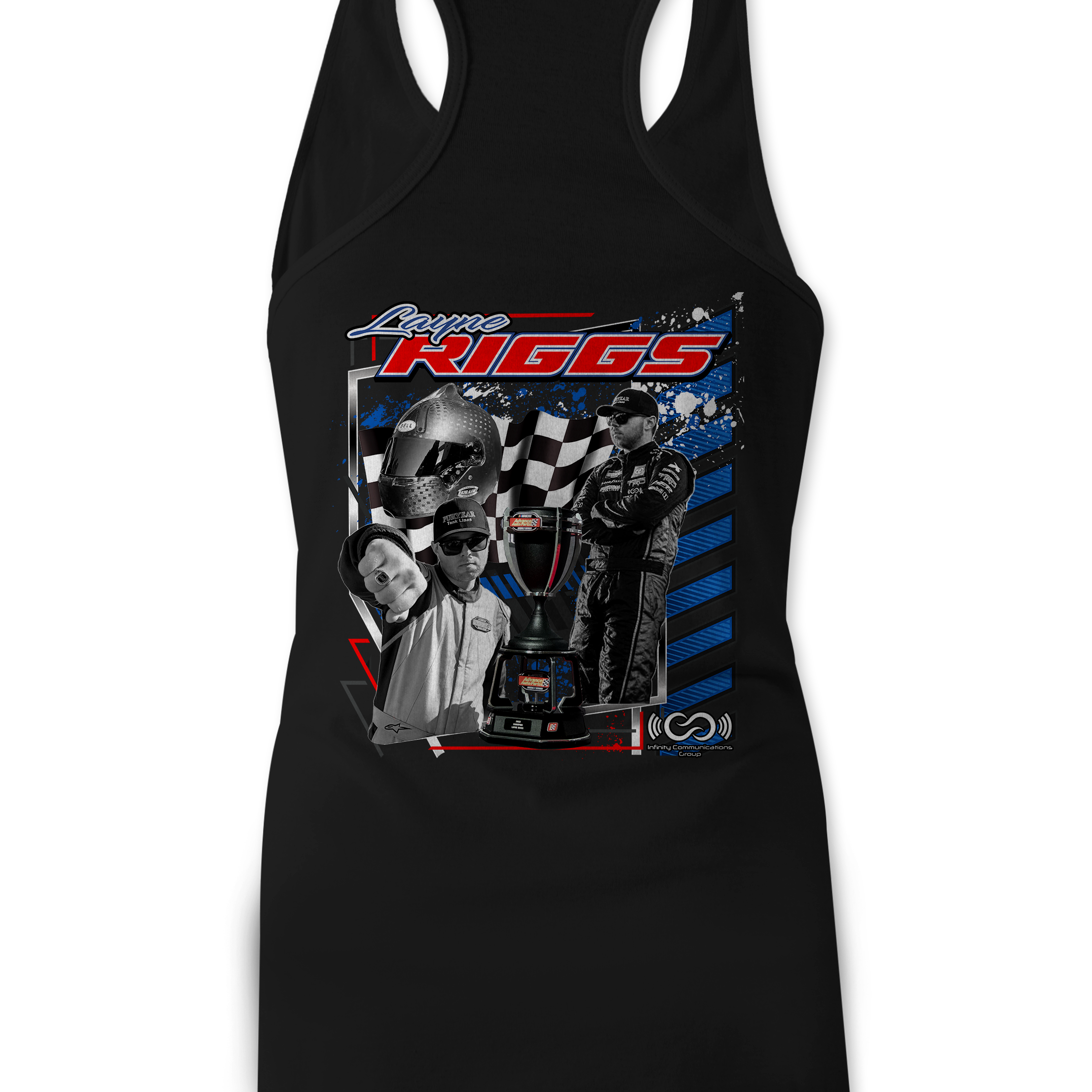 Layne Riggs 2023 Tank Tops Black Acid Apparel