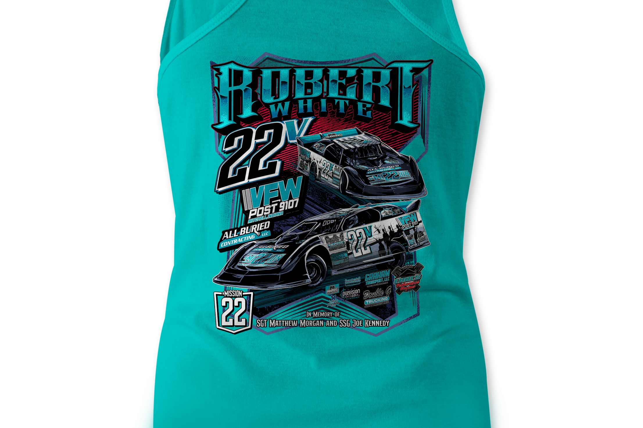 Robert White Tank Tops Black Acid Apparel