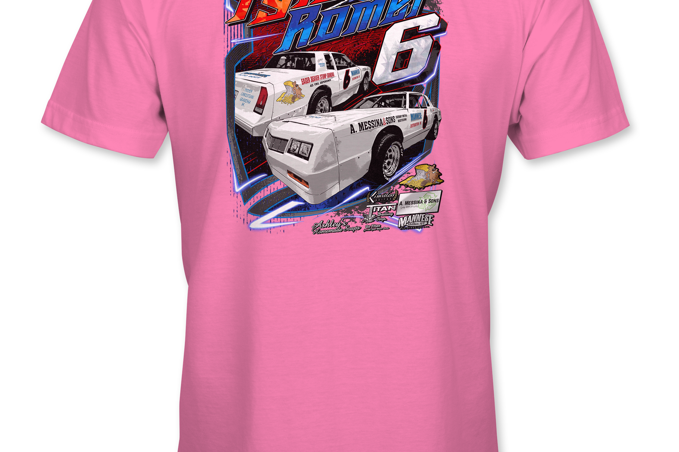 Tyler Romer Breast Cancer Awareness T-Shirts Black Acid Apparel