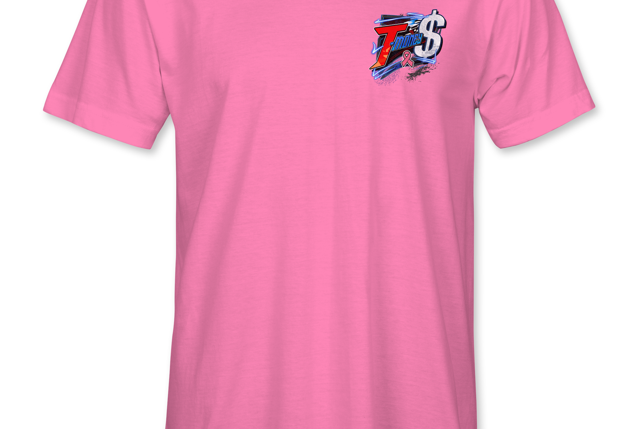 Tyler Romer Breast Cancer Awareness T-Shirts Black Acid Apparel
