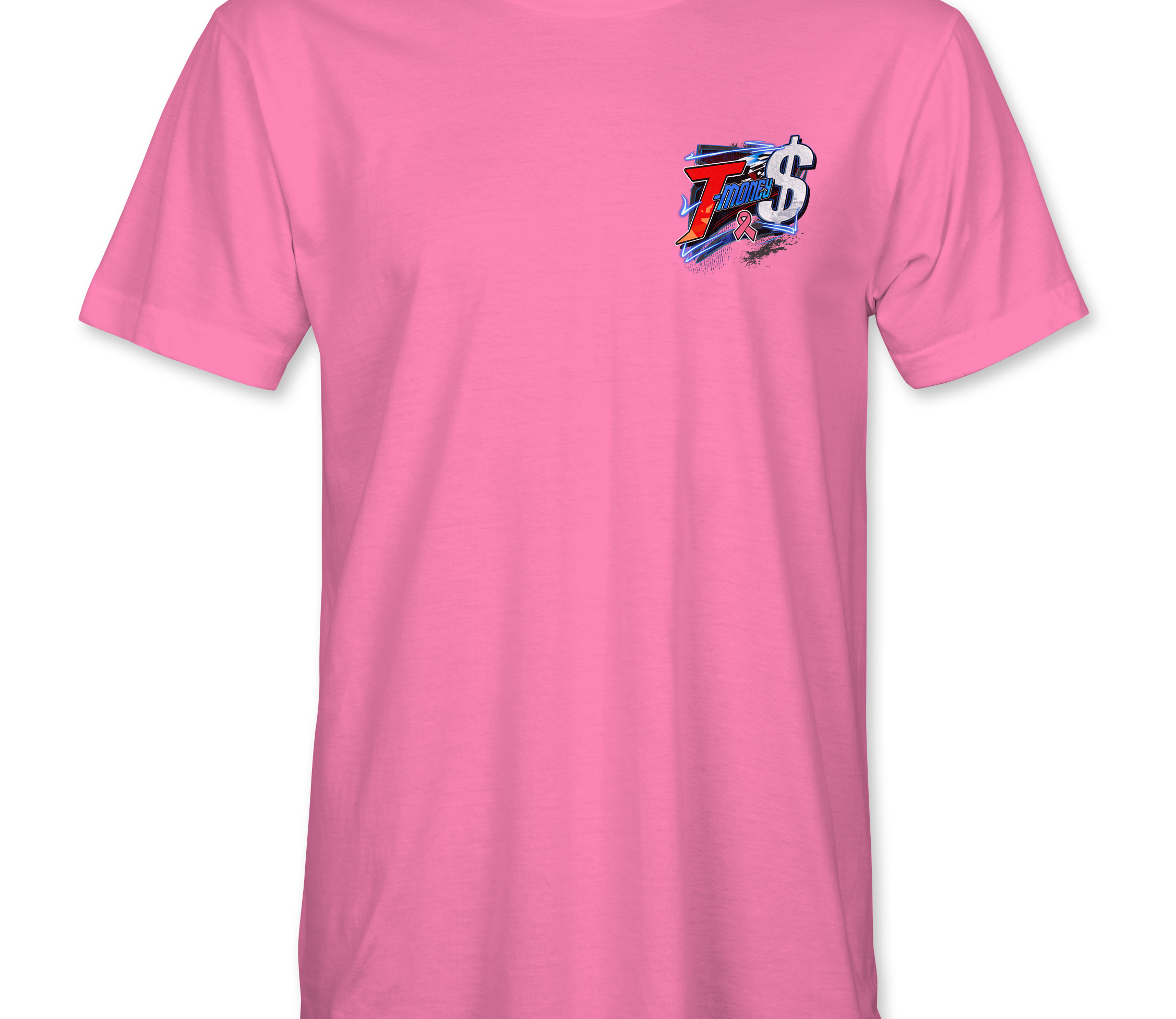 Tyler Romer Breast Cancer Awareness T-Shirts Black Acid Apparel