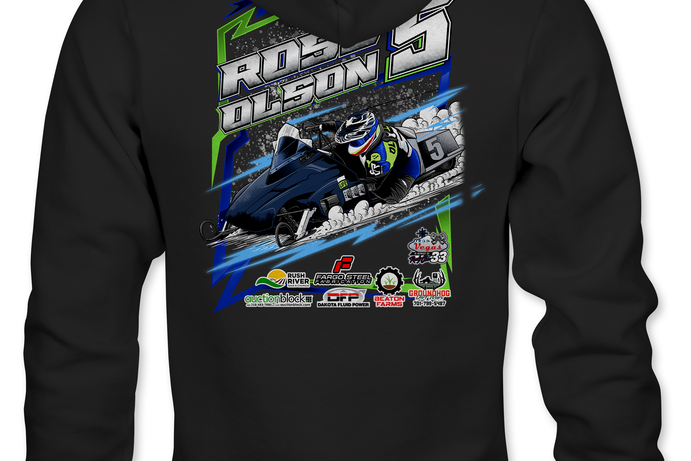 Ross Olson Hoodies Black Acid Apparel