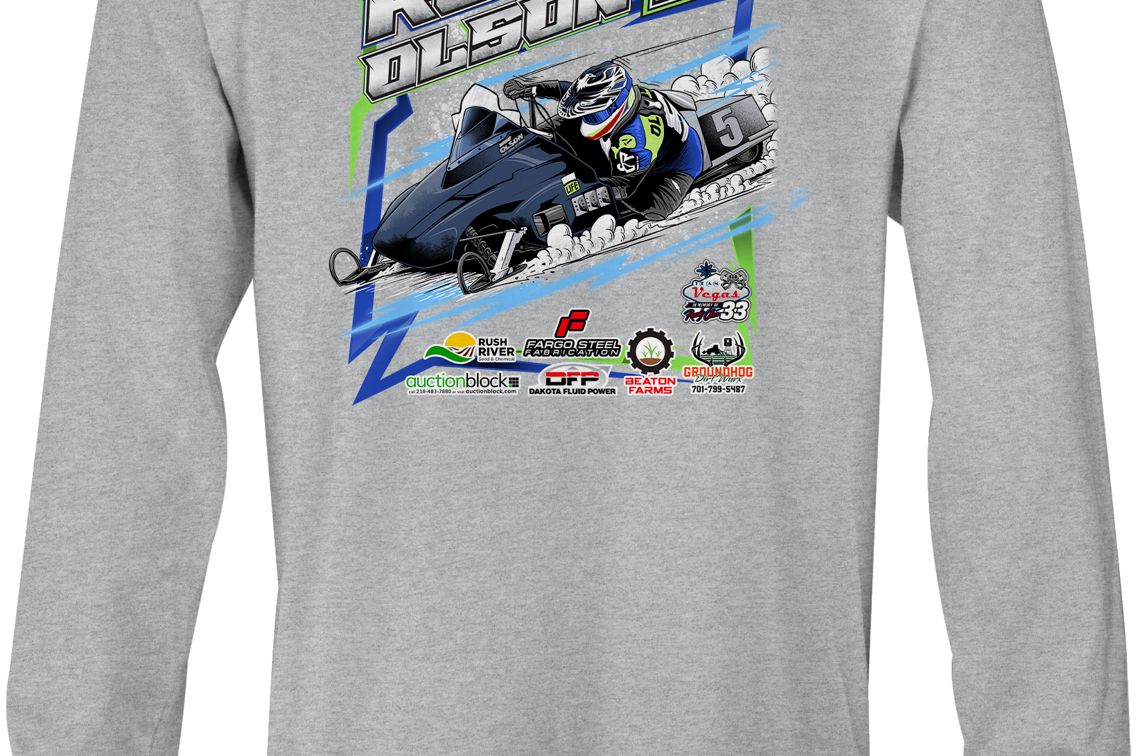 Ross Olson Long Sleeves Black Acid Apparel
