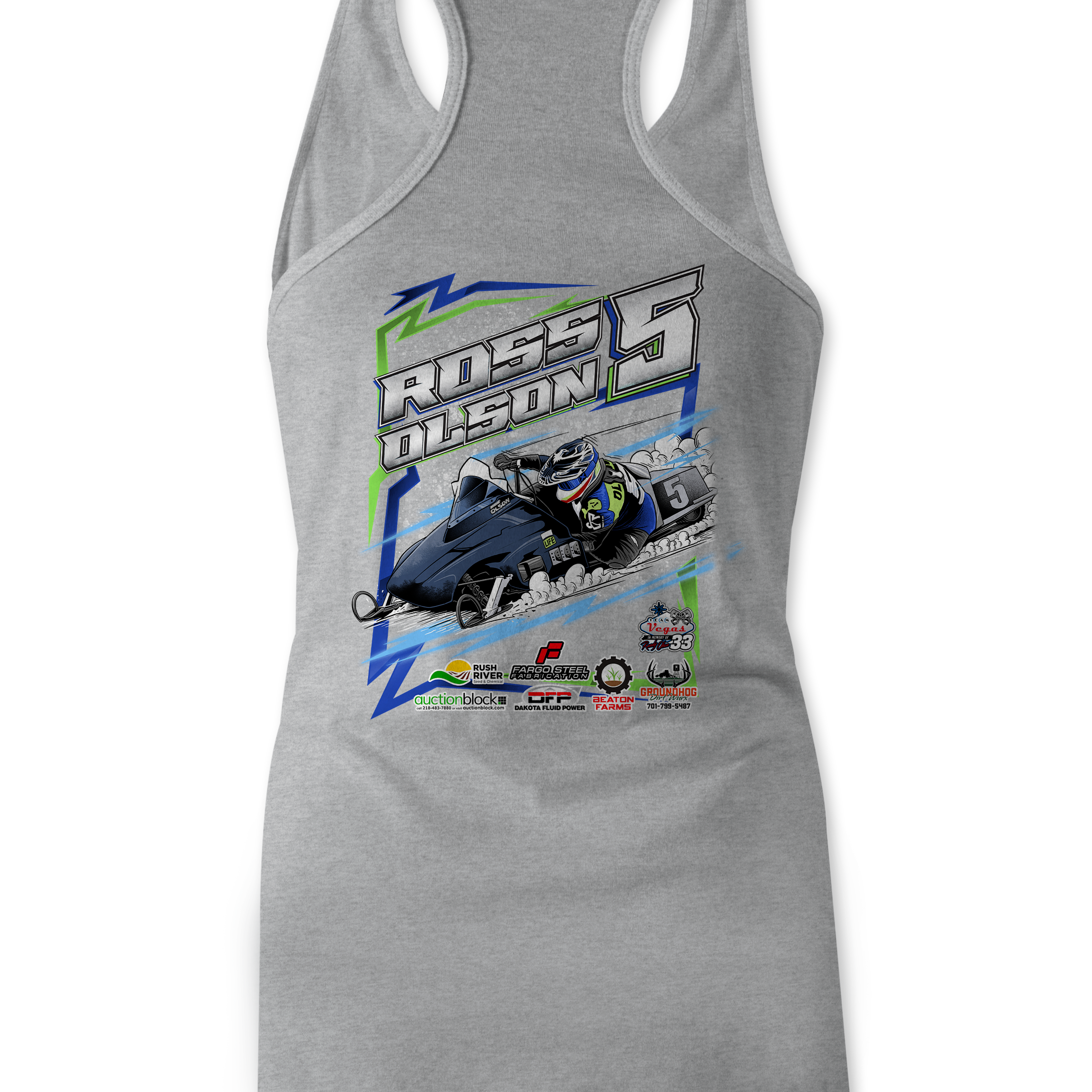 Ross Olson Tank Tops Black Acid Apparel