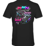 Women's Motorsports Network T-Shirts Black Acid Apparel