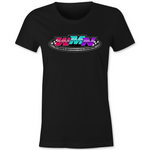 Women's Motorsports Network Ladies Shirts Black Acid Apparel