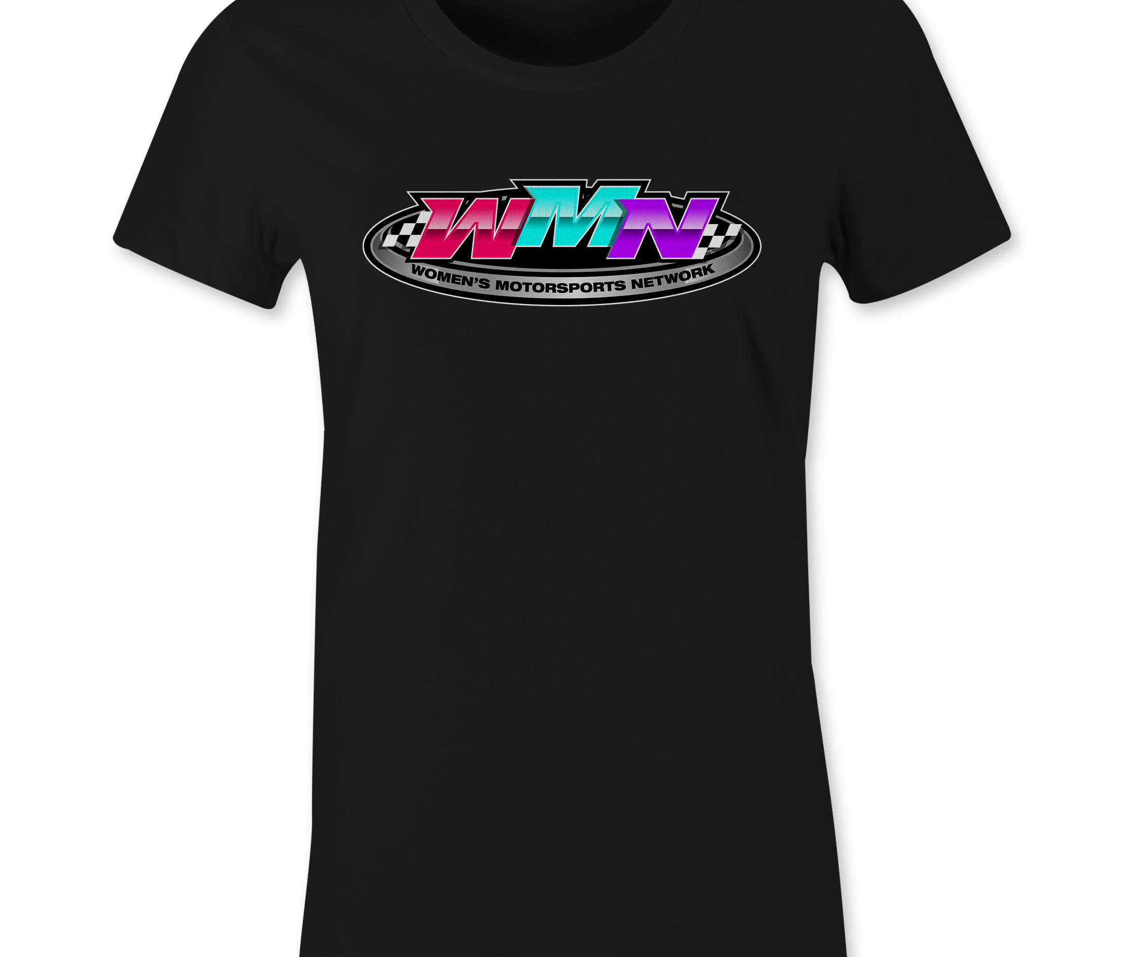 Women's Motorsports Network Ladies Shirts Black Acid Apparel