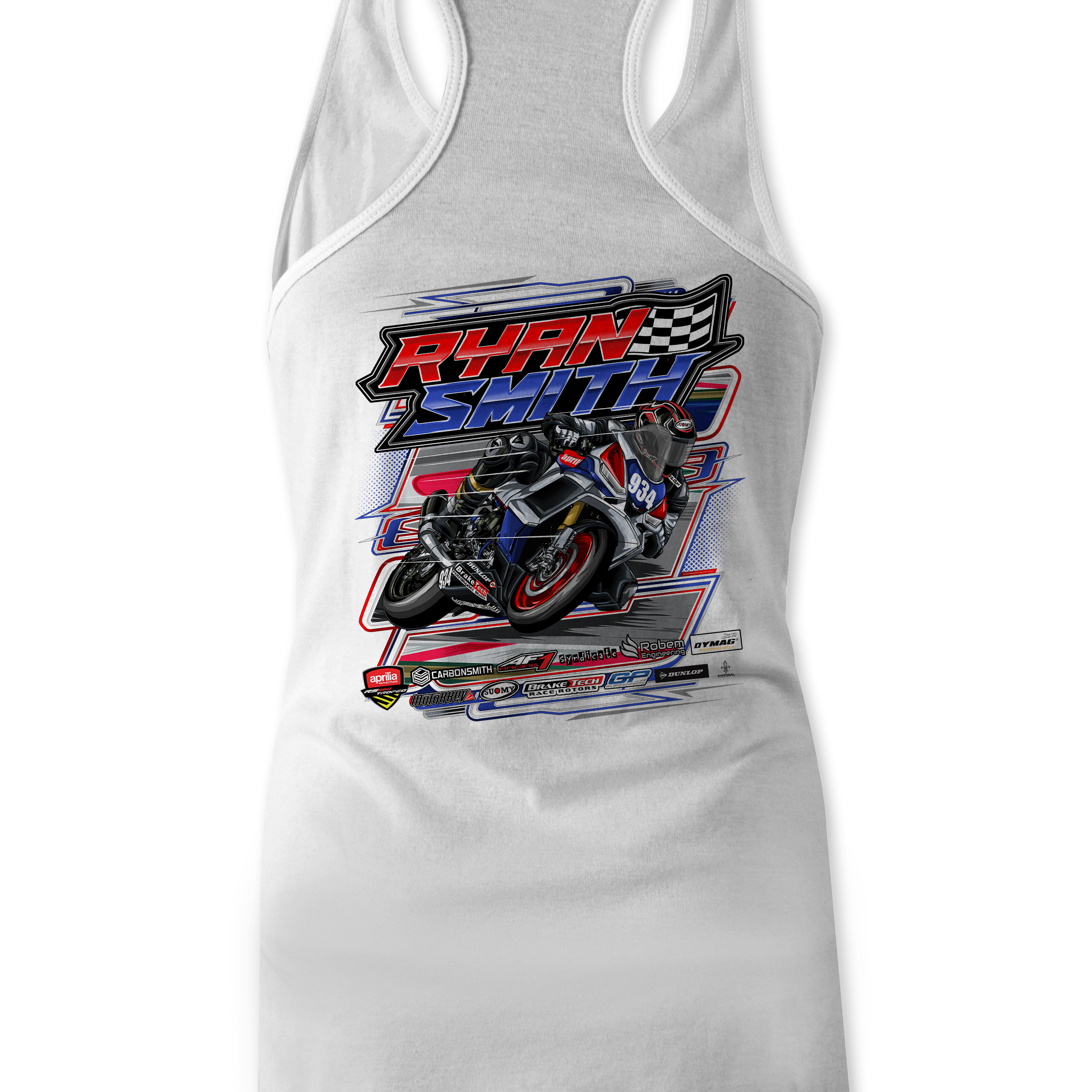 Ryan Smith Tank Tops Black Acid Apparel