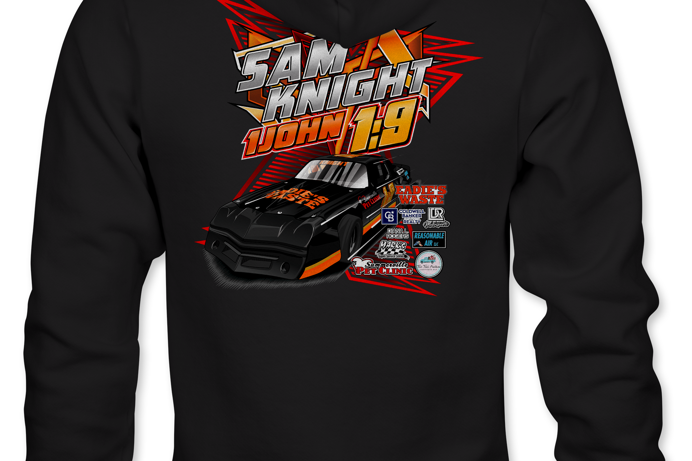 Sam Knight Hoodies Black Acid Apparel