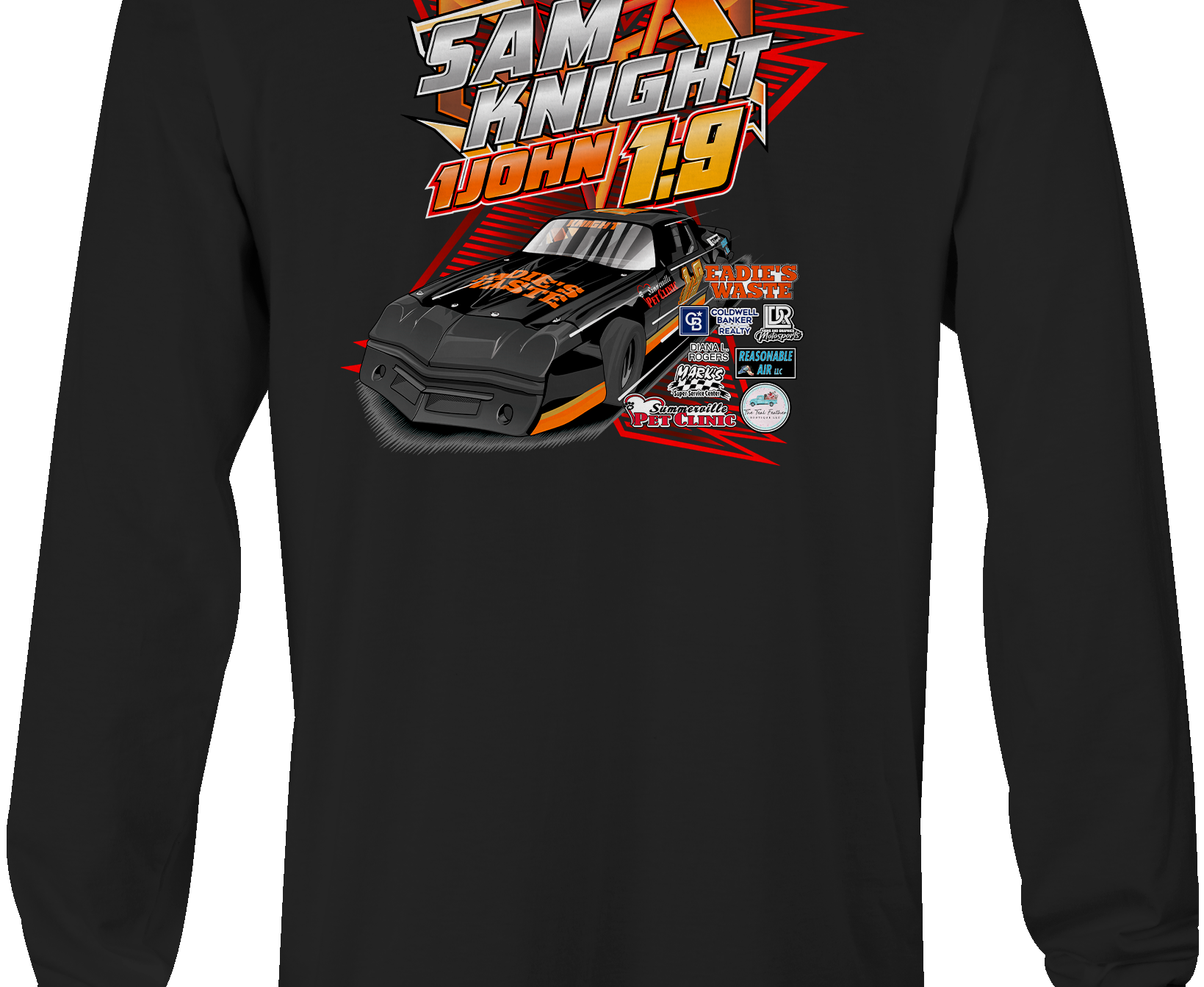 Sam Knight Long Sleeves Black Acid Apparel