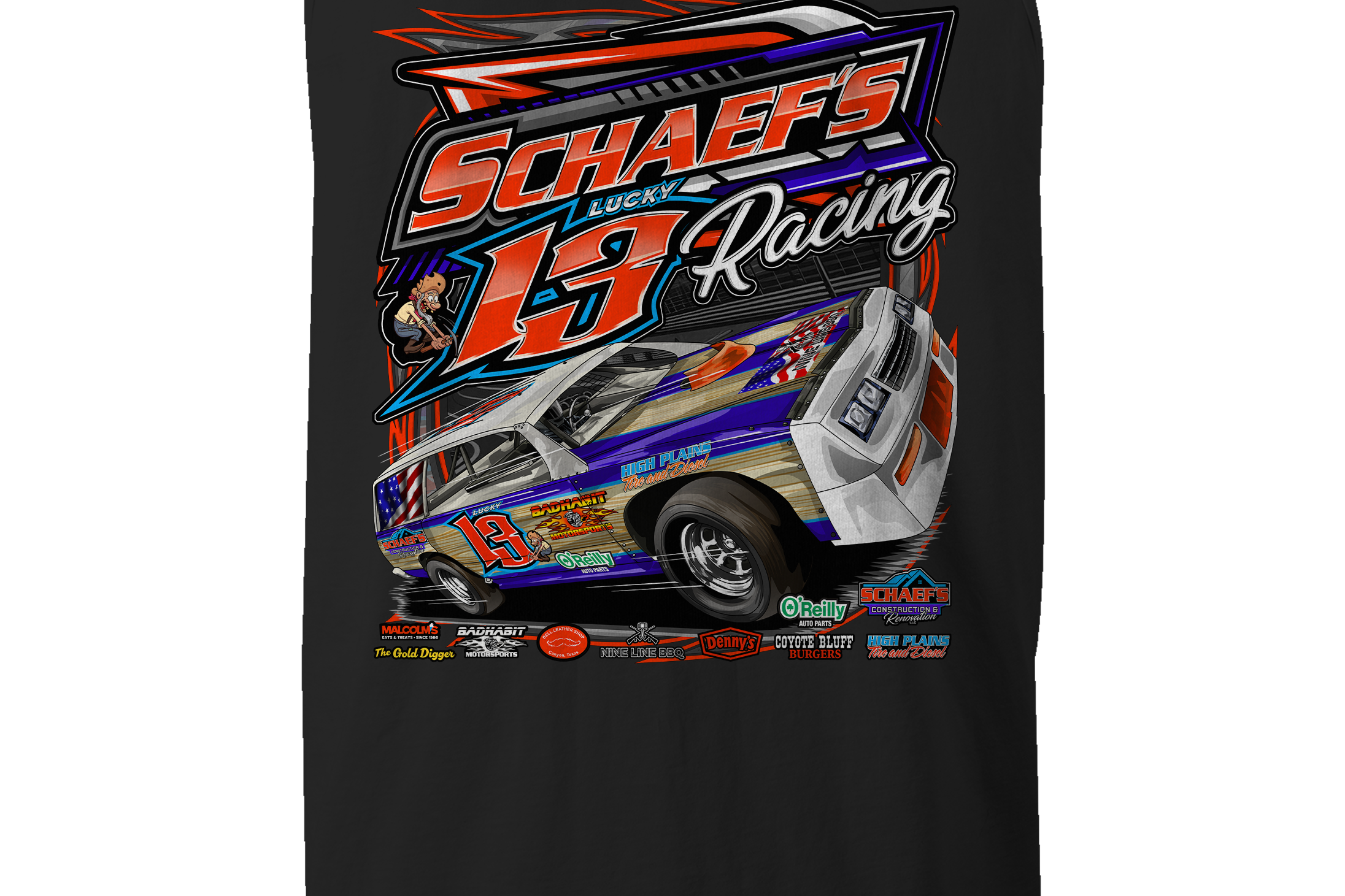 Schaef's Racing Tank Tops