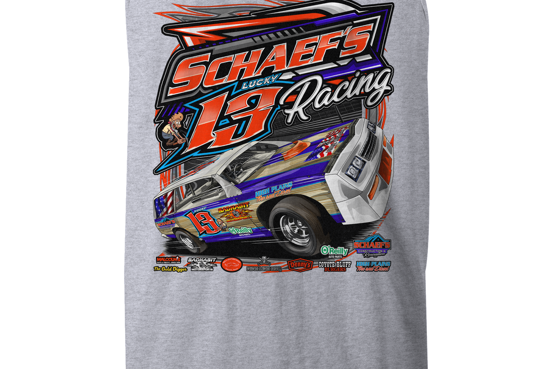 Schaef's Racing Tank Tops