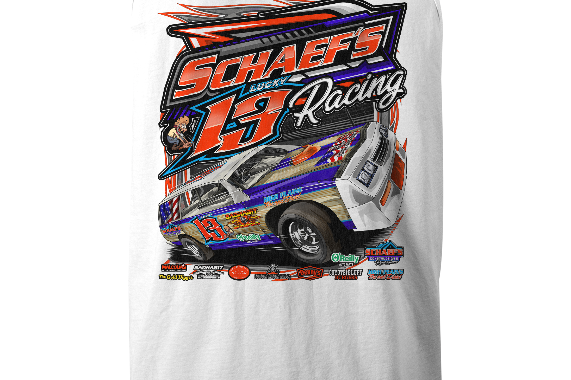 Schaef's Racing Tank Tops