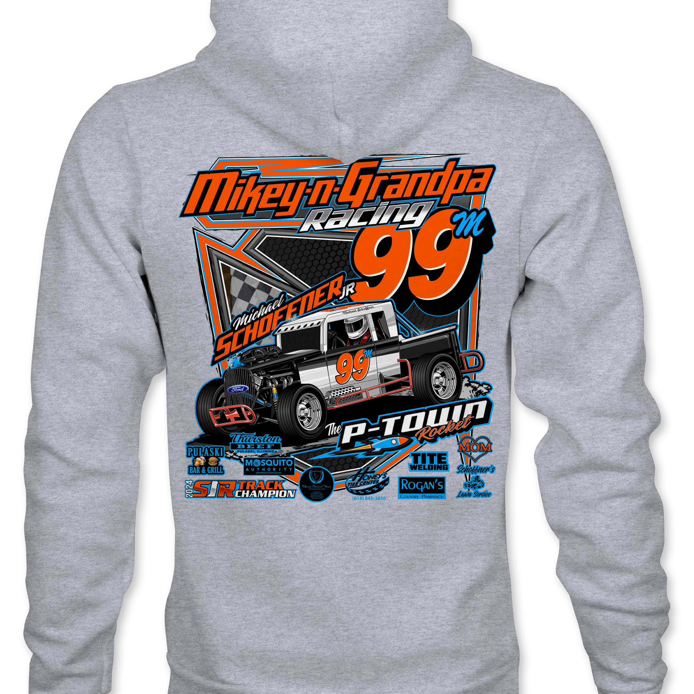 Michael Schoffner Jr. 2025 Half Chest Hoodies