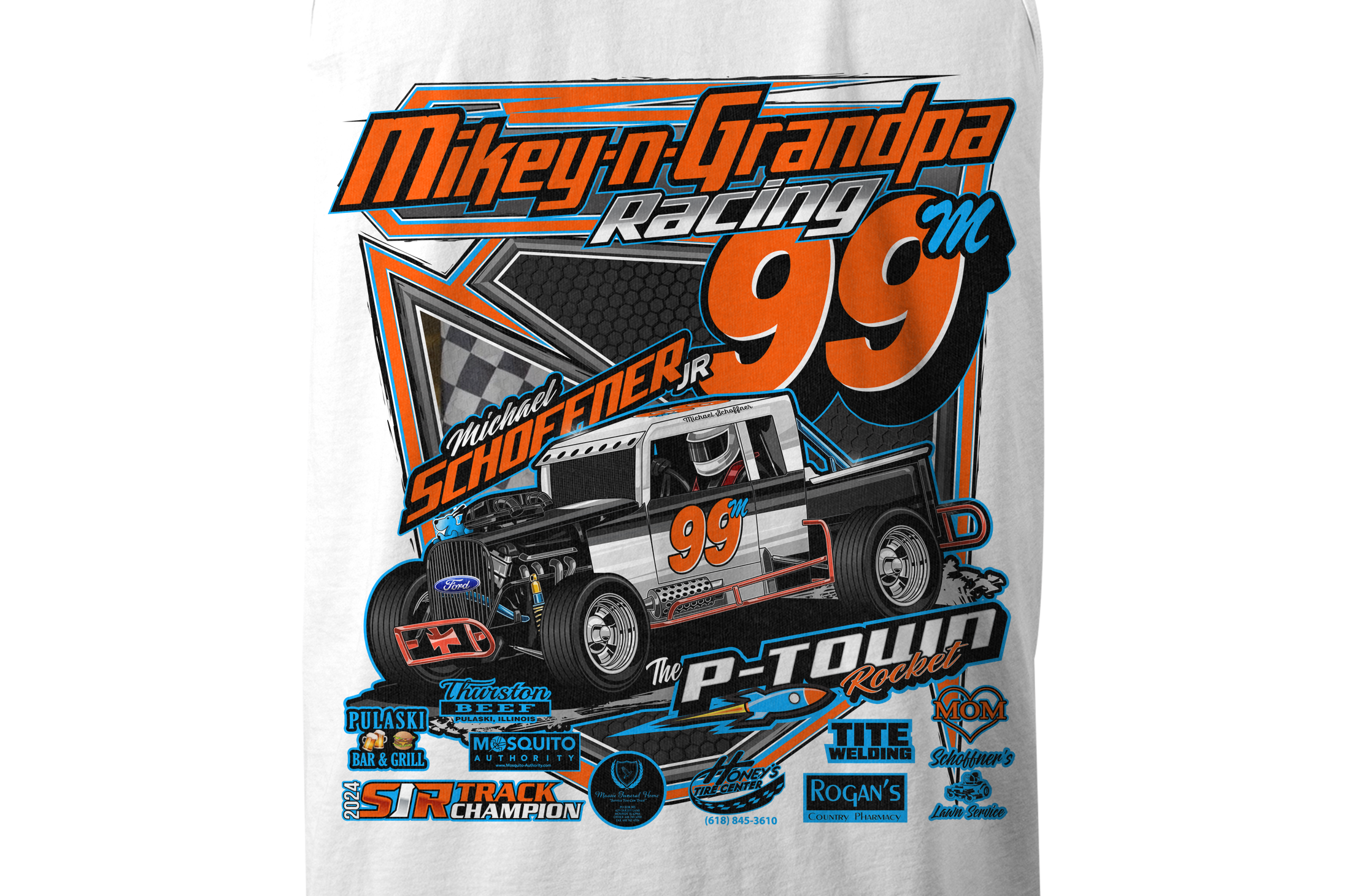 Michael Schoffner Jr. 2025 Half Chest Tank Tops
