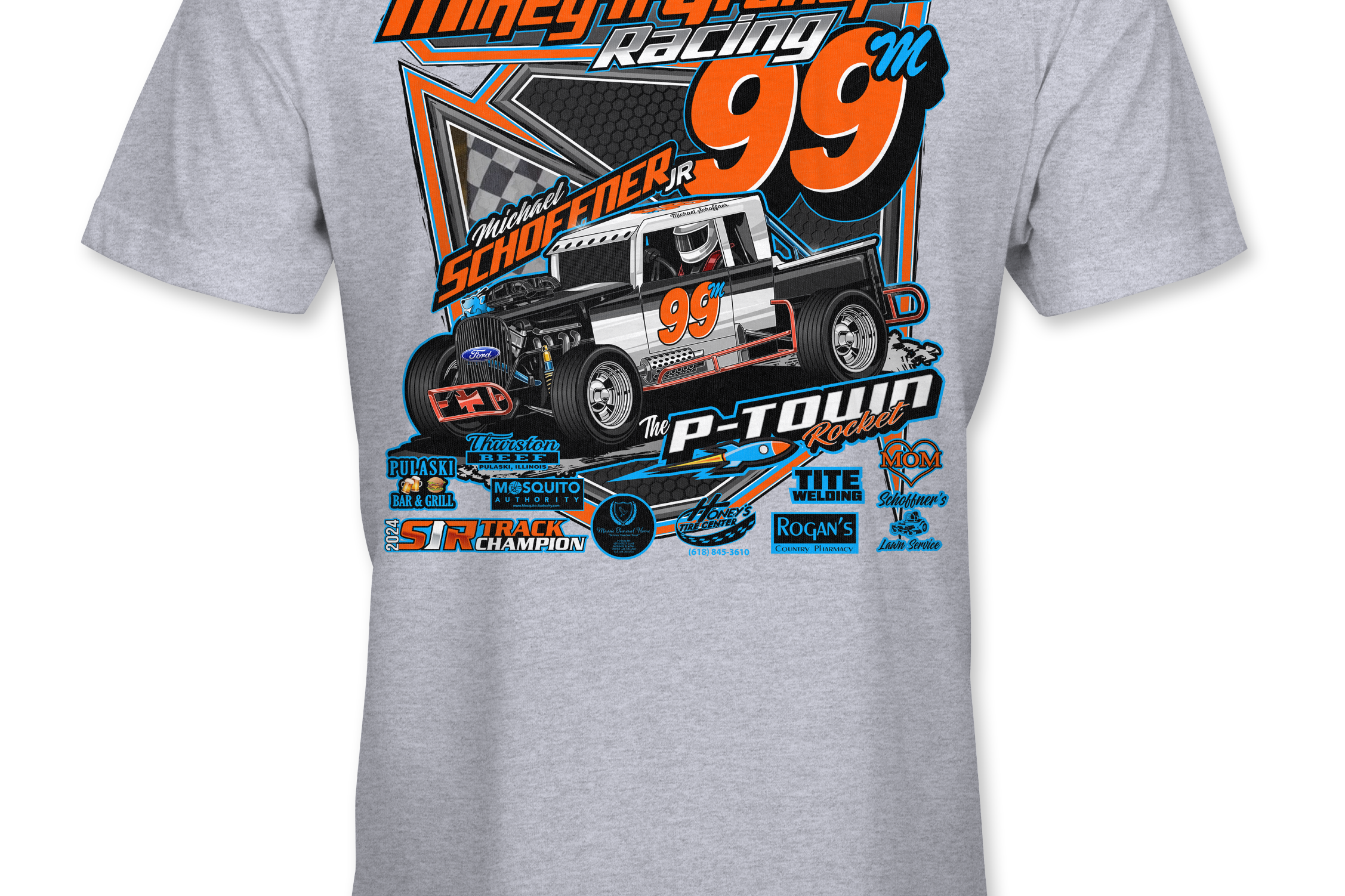 Michael Schoffner Jr. 2025 Half Chest T-Shirts