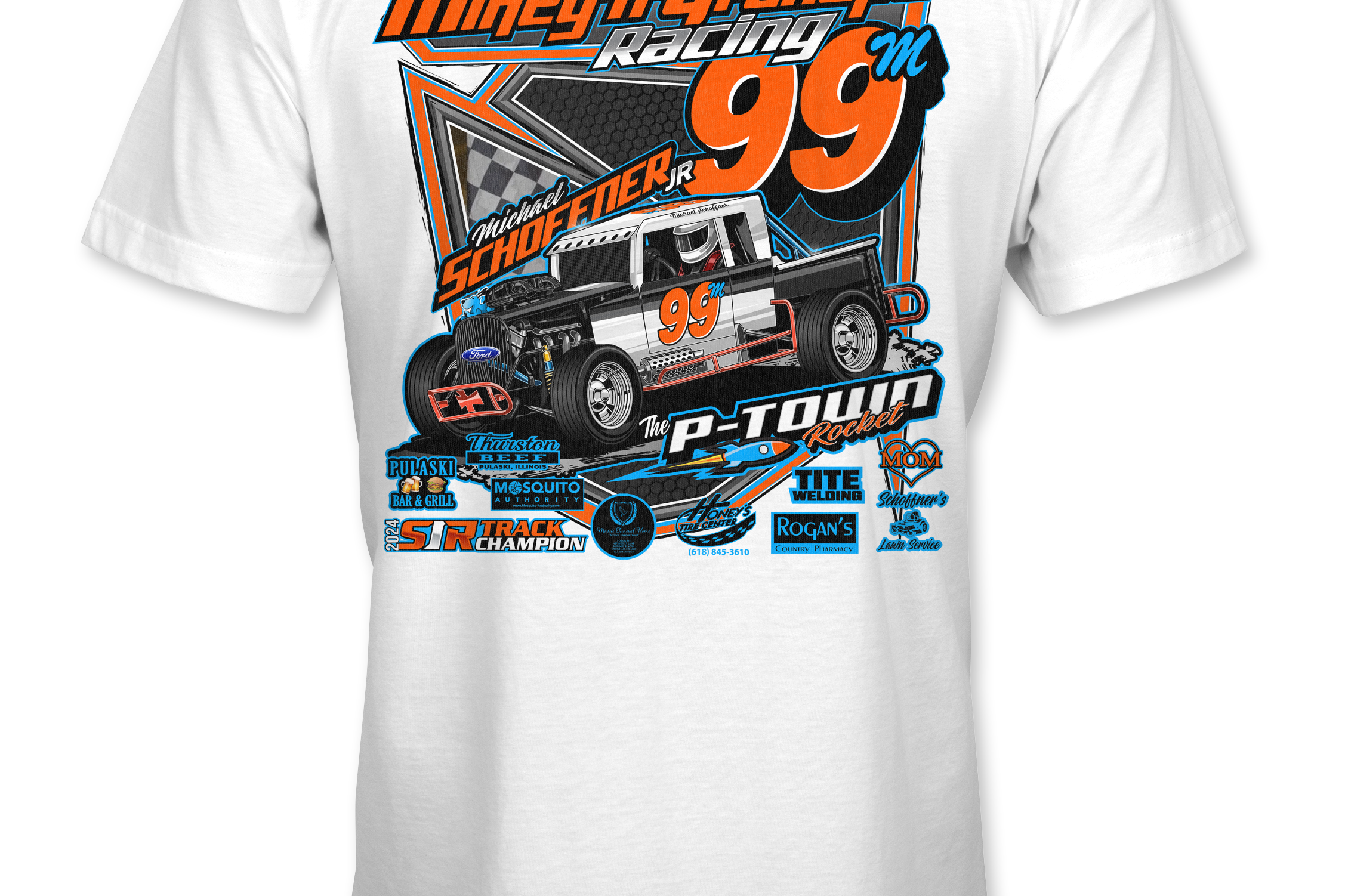 Michael Schoffner Jr. 2025 Half Chest T-Shirts